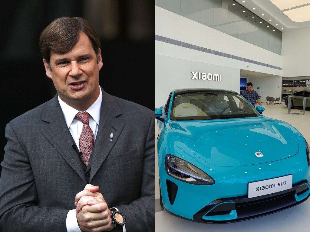 The CEO of Ford says he's been driving a Xiaomi EV for the past 6 months and doesn't want to give it up