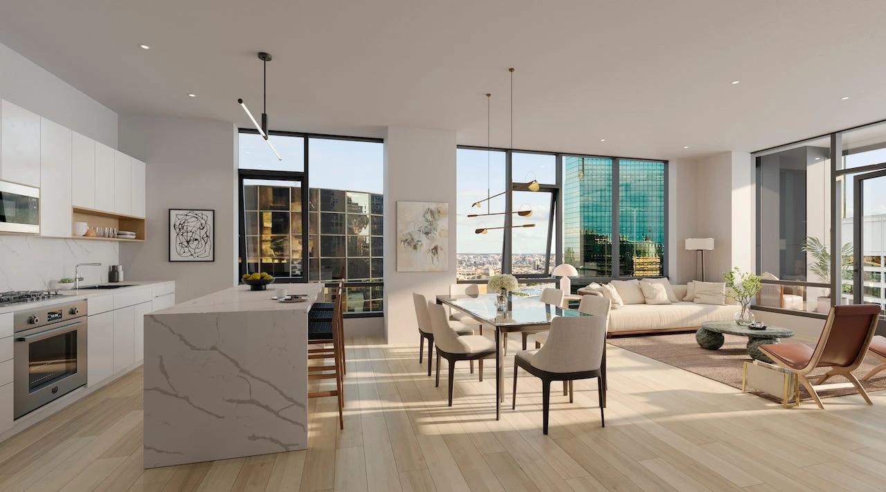 Take a look inside the biggest-ever office building to be transformed into homes in New York City