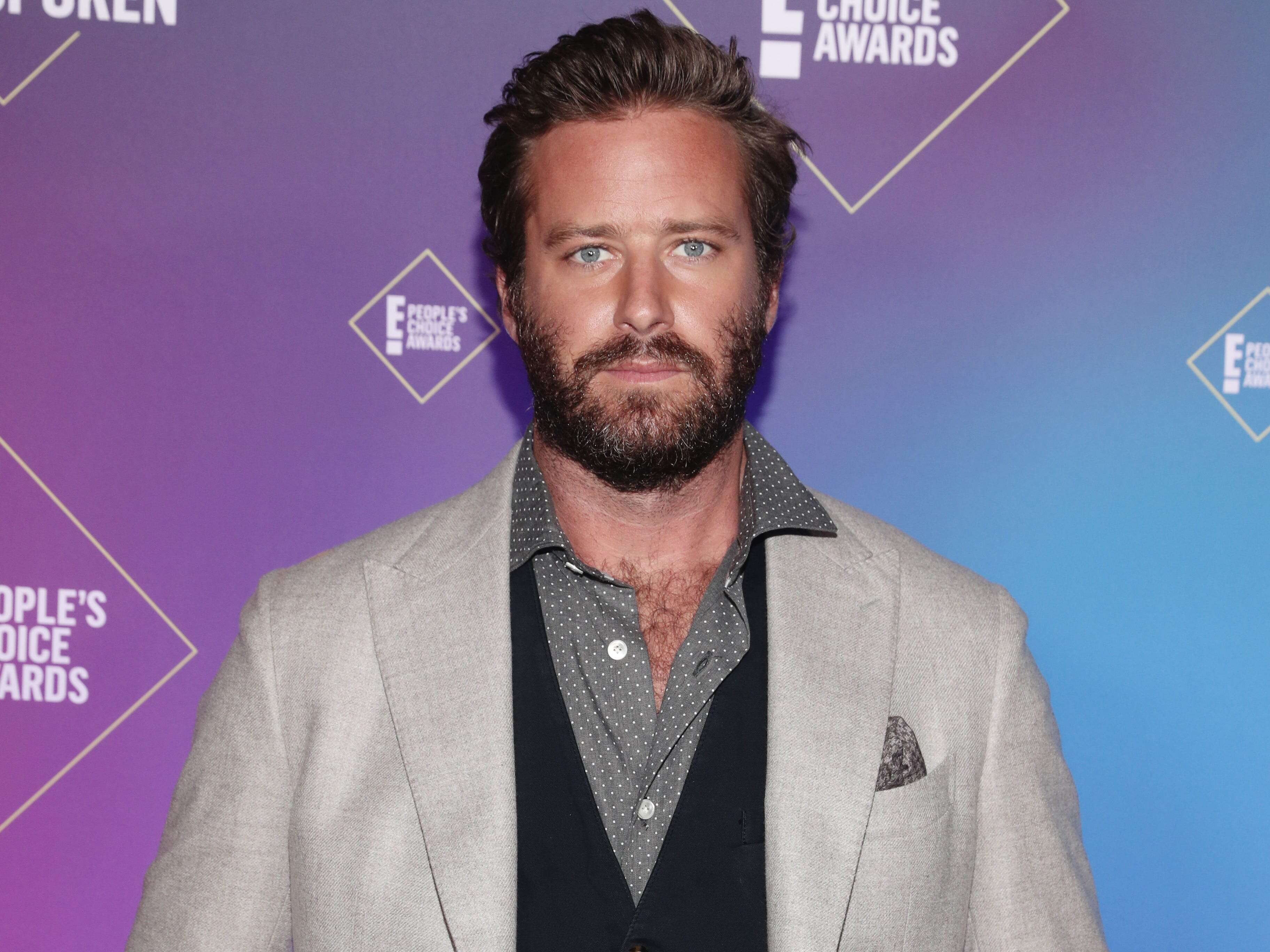 Armie Hammer made his first acting appearance in 2 years in a role called 'Kannibal Ken' 