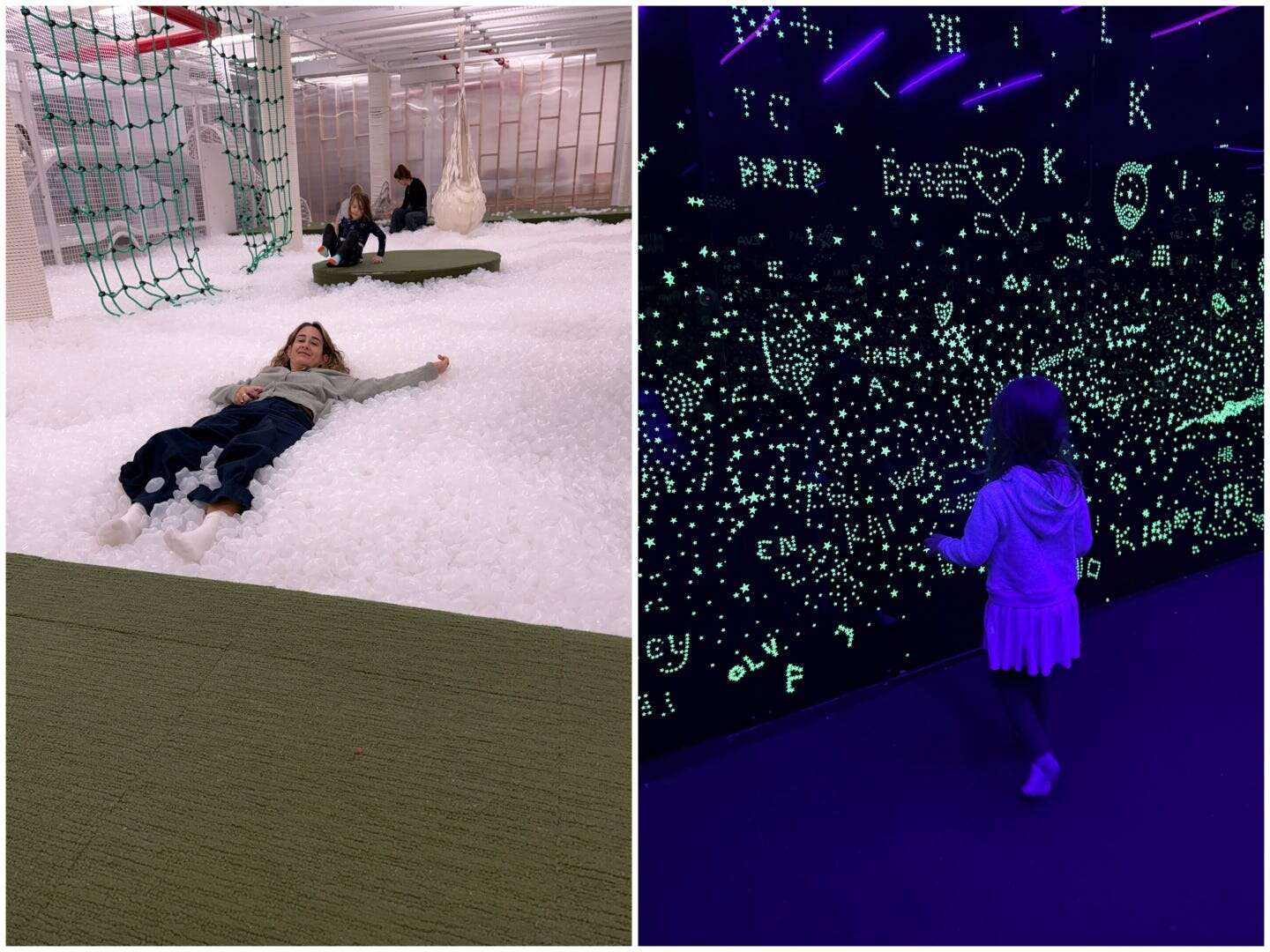 I took my children to Space Club, an indoor play area in NYC. It felt expensive for 3 kids but was well worth the price.