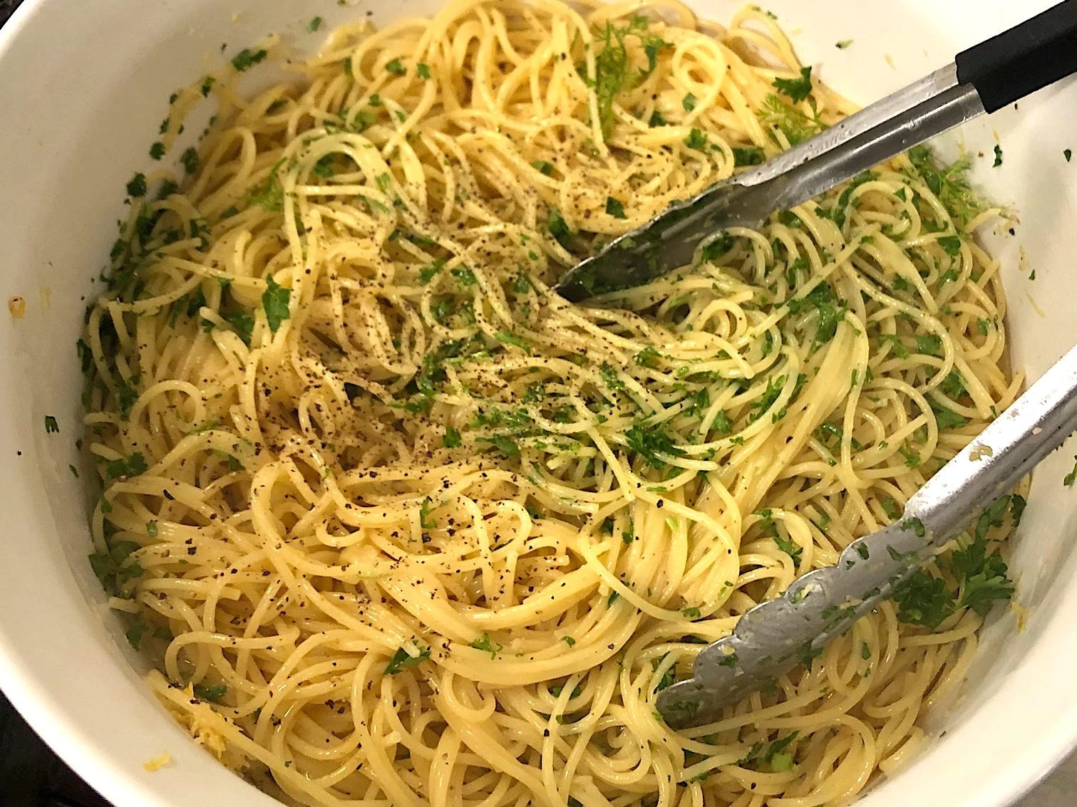 I made Ina Garten's 3-ingredient pasta, and it was the easiest 10-minute dinner