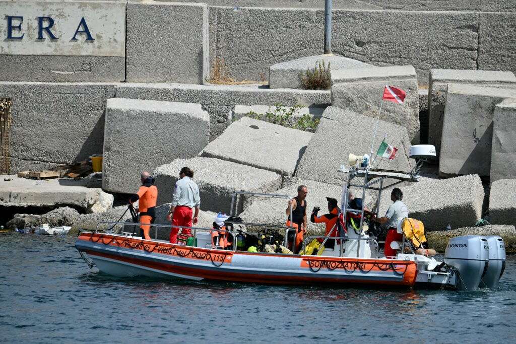 Crew member on watch duty on Mike Lynch's yacht says he was 'walking on the walls' of the boat as he tried to save passengers     