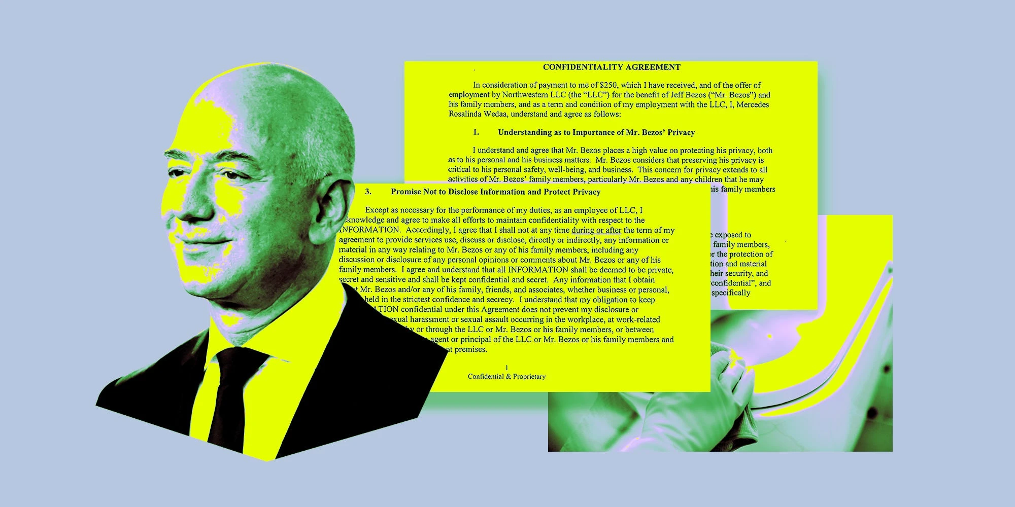 Check out the NDA Jeff Bezos' housekeeper was forced to sign before she could clean his toilets