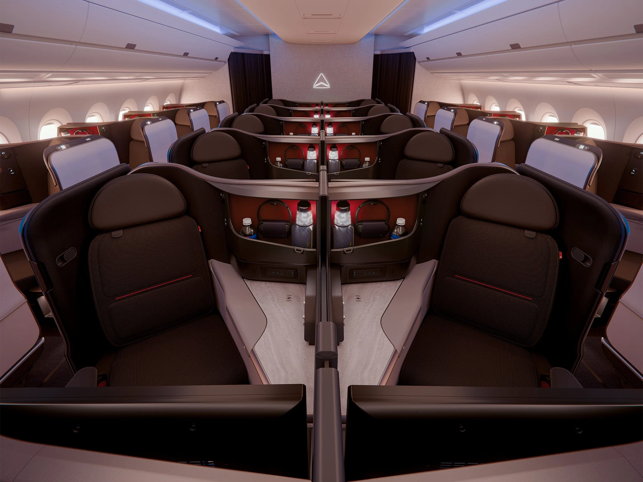 Delta is rolling out a new business class suite on Airbus widebody planes. Here's what it will look like.