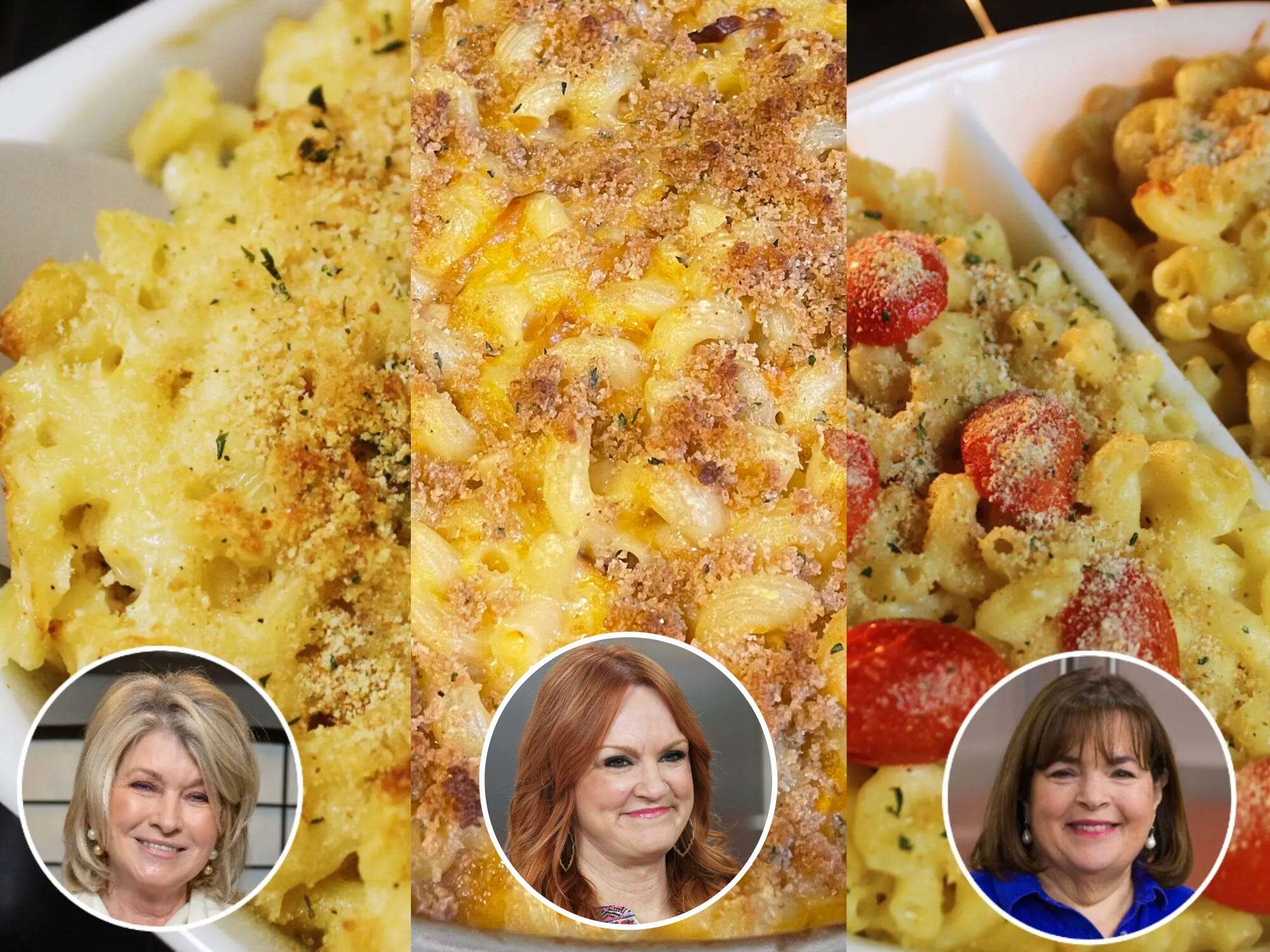 I tried baked mac-and-cheese recipes by Ina Garten, Ree Drummond, and Martha Stewart. The best used butternut squash.