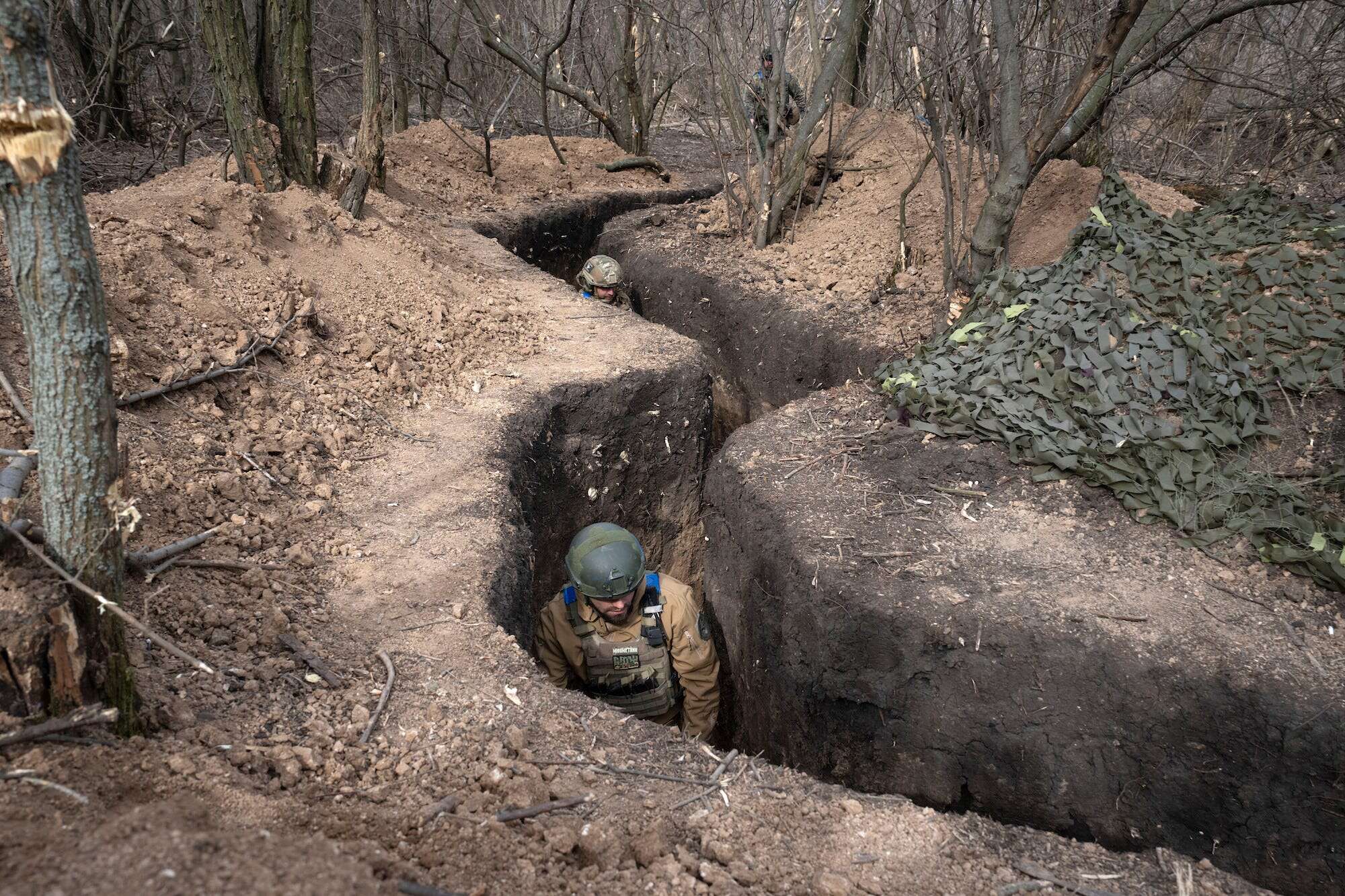 US veteran in Ukraine said that he'd pile Russian bodies up like sandbags after taking trenches in scenes that reminded him of World War I