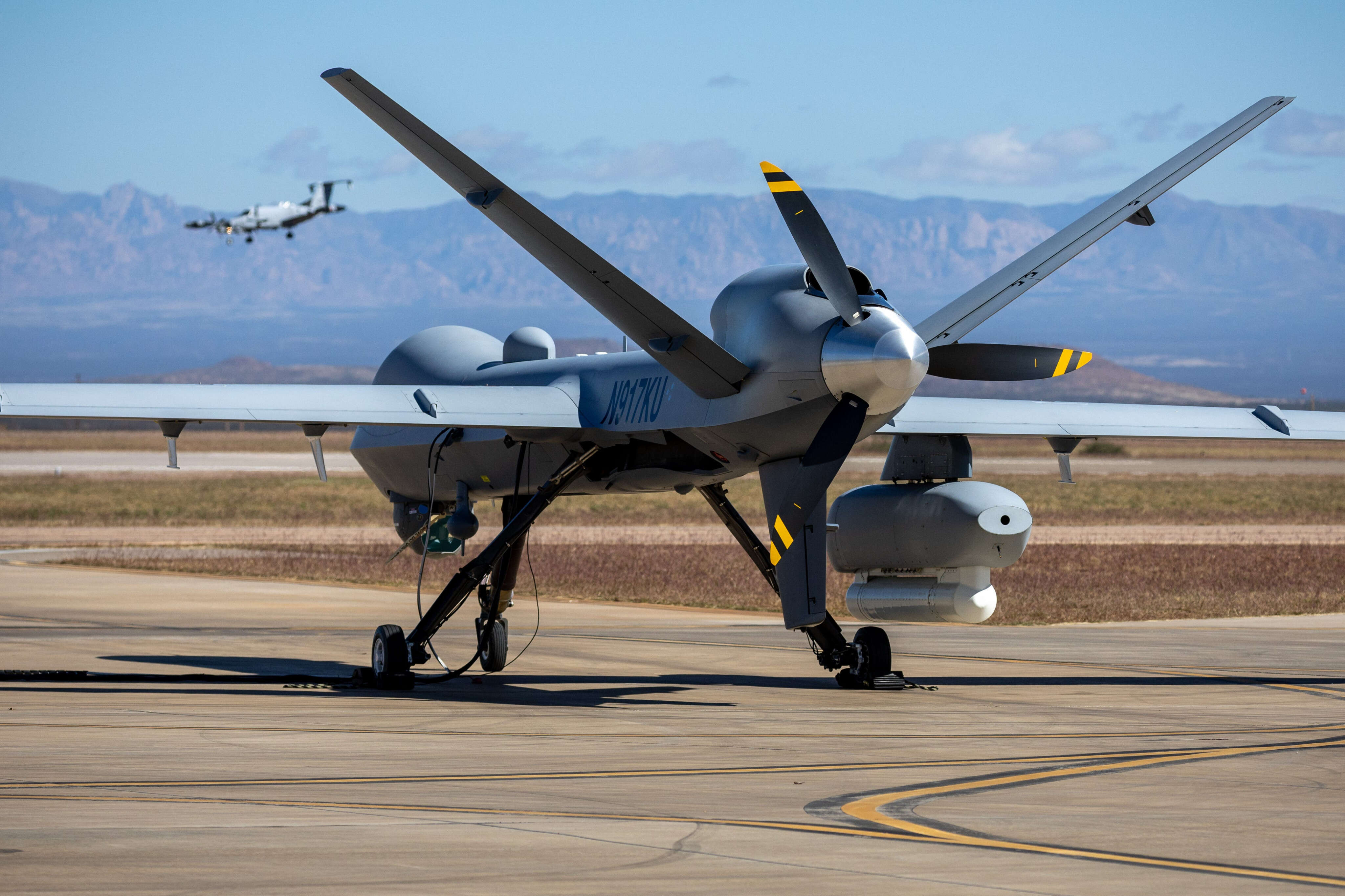 MQ-9 Reaper drone equipped with new EW pod that makes it a 'black hole' that can 'disappear off of enemy radar,' top Marine general says 