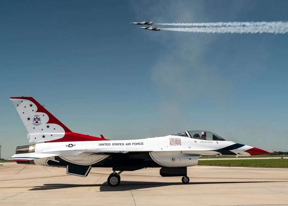 US Air Force pilots share what it takes to make the elite Thunderbirds team and fly F-16s just inches apart at near-supersonic speeds