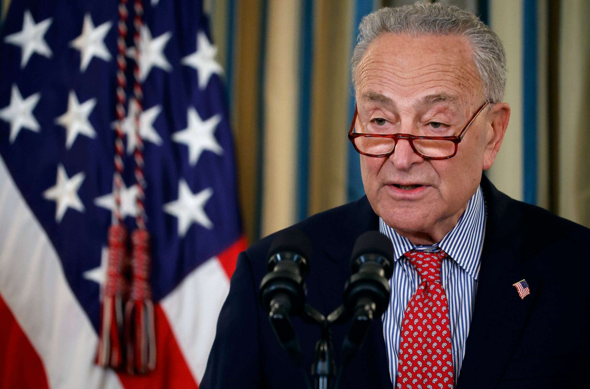 Chuck Schumer says Democrats would support renaming the Gulf of Mexico if Trump works with them to lower costs