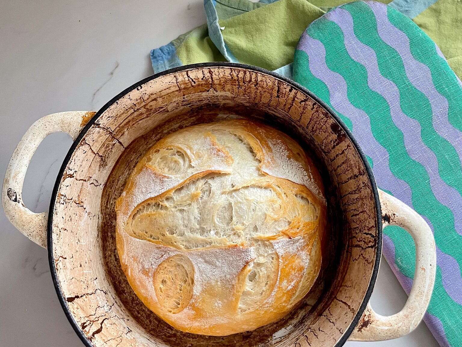 I started baking sourdough a year ago. It's not nearly as serious as everyone makes it out to be.