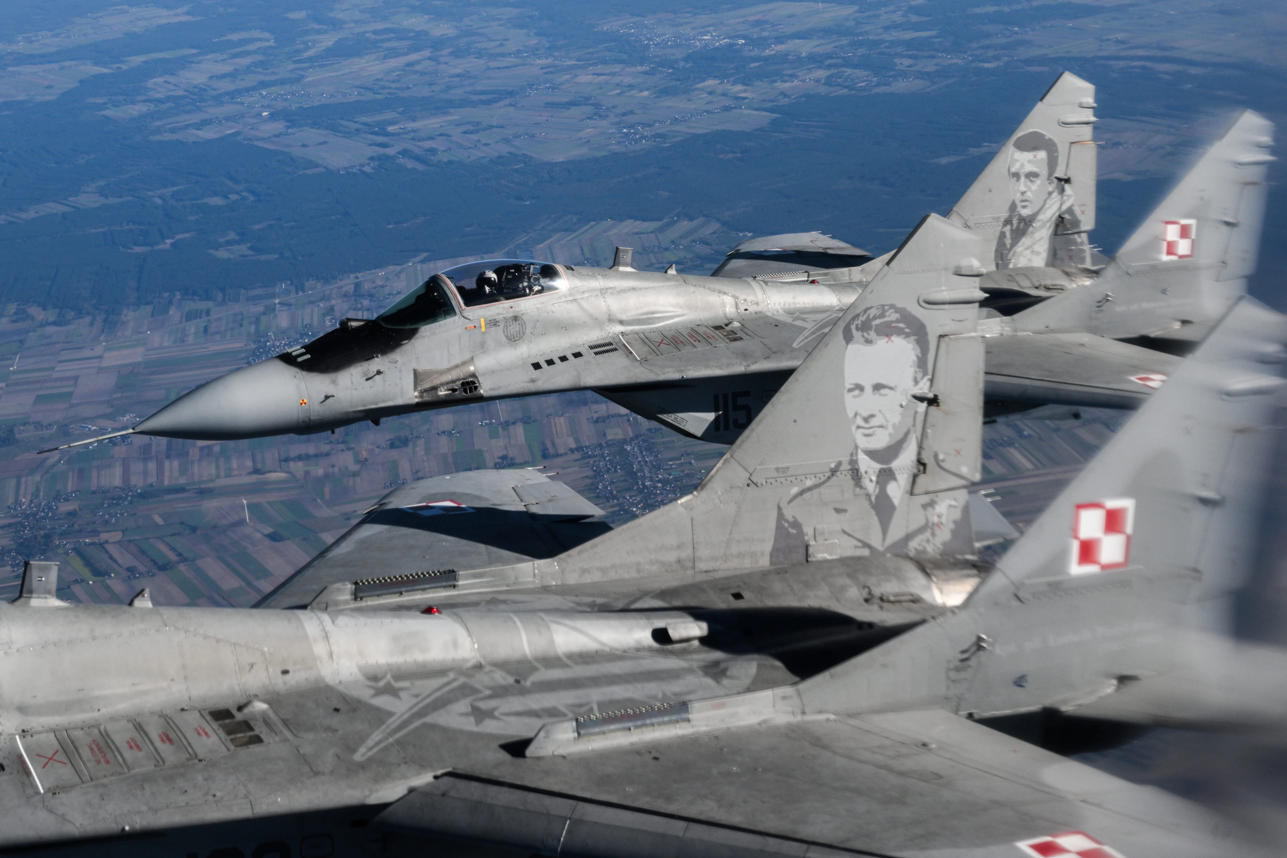 Poland said its fighter jets intercepted a Russian spy plane flying dark over the Baltic Sea