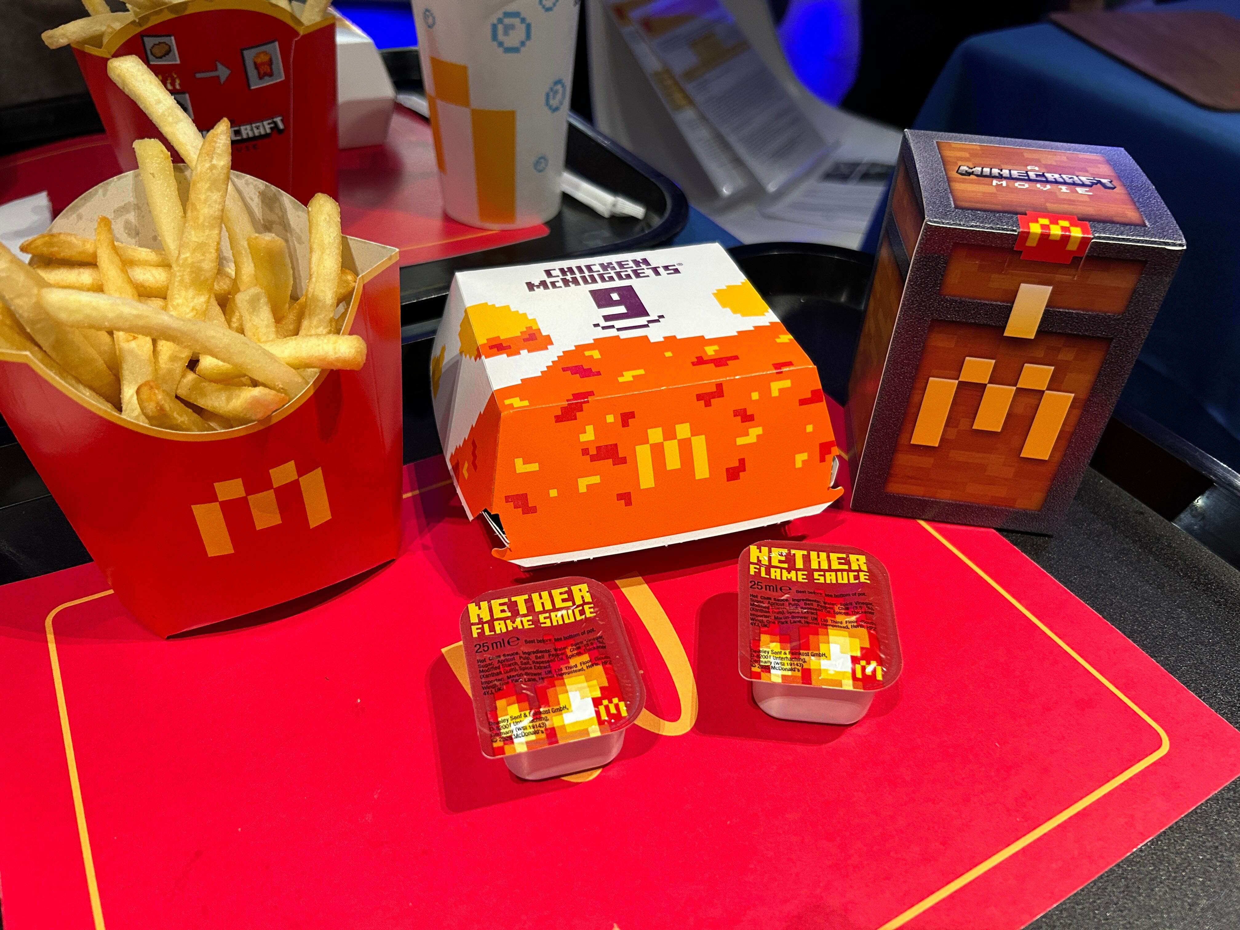 I tried McDonald's new Minecraft meal. The food didn't impress me, but the packaging and collectibles won me over.