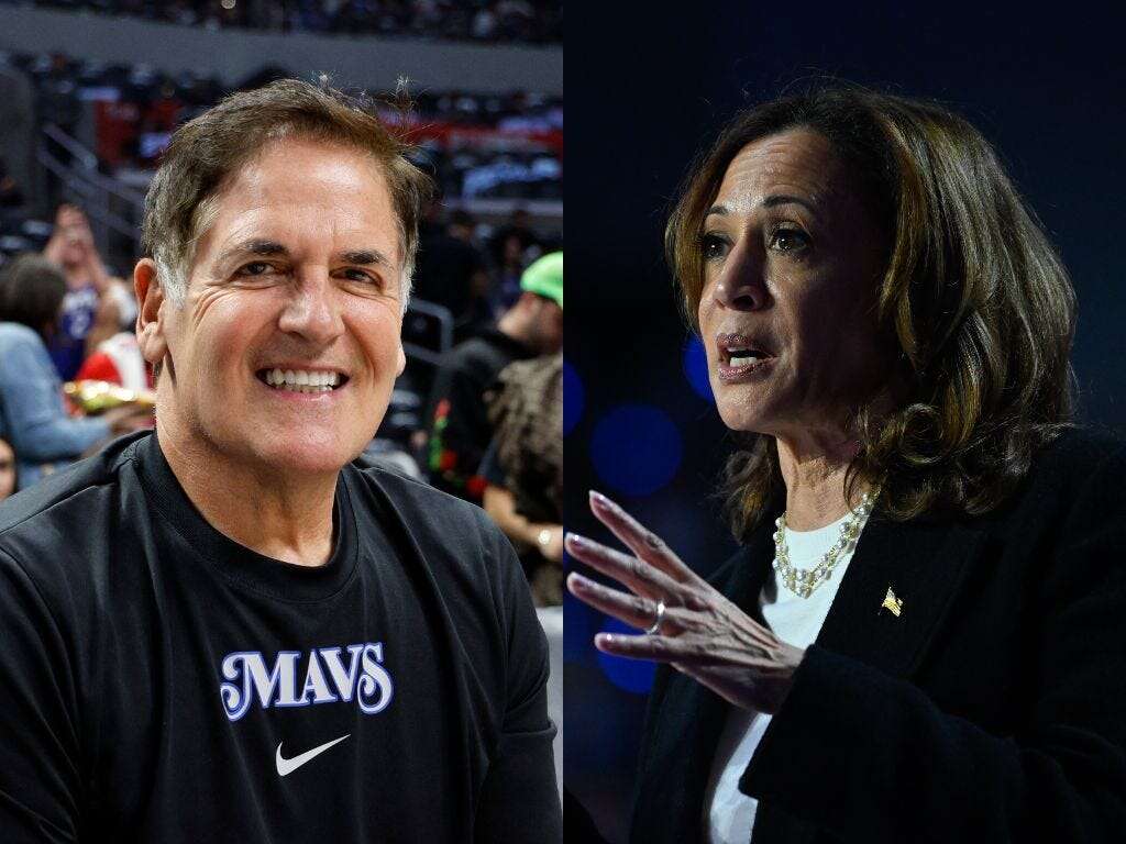 Mark Cuban wants to take out Chinese knockoffs, and he says Kamala Harris is on the same page