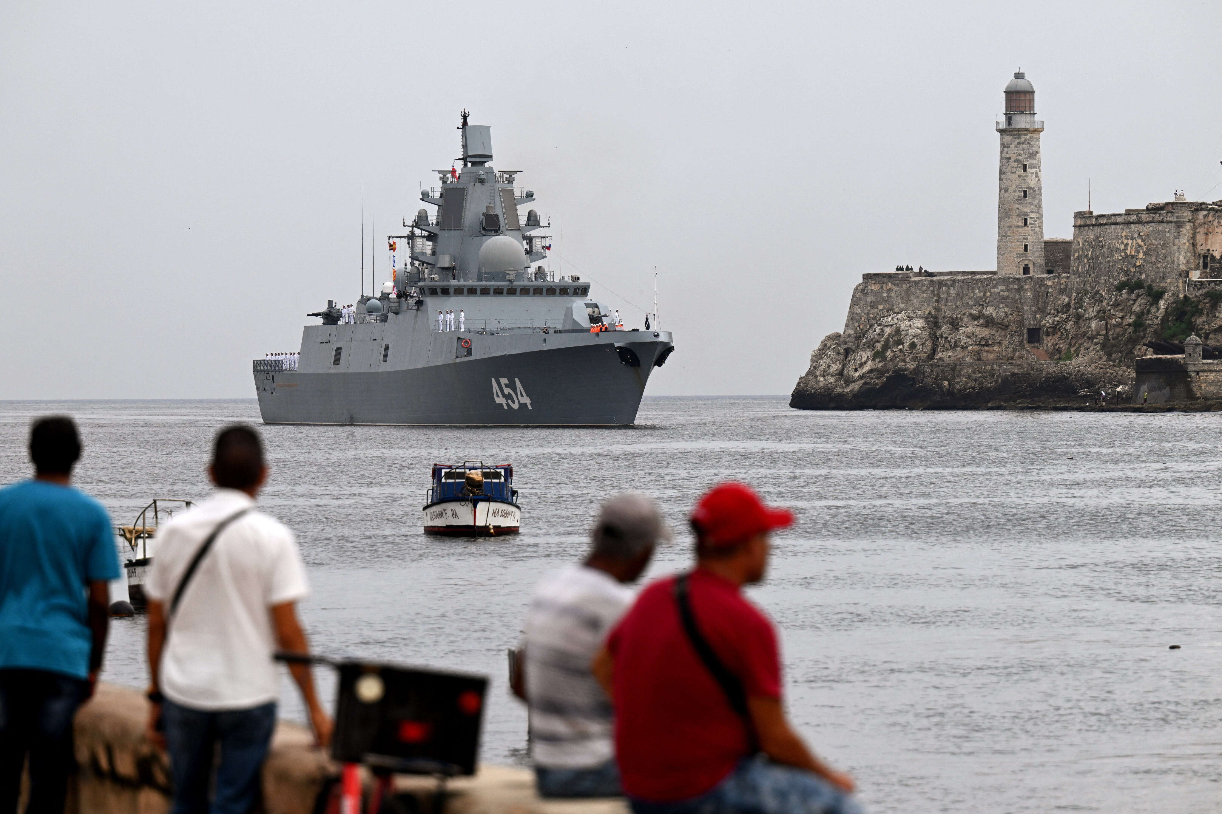 Russia says the US doesn't have any reason to worry about the nuclear submarine and the massive warship its navy has cruising off the coast of Cuba