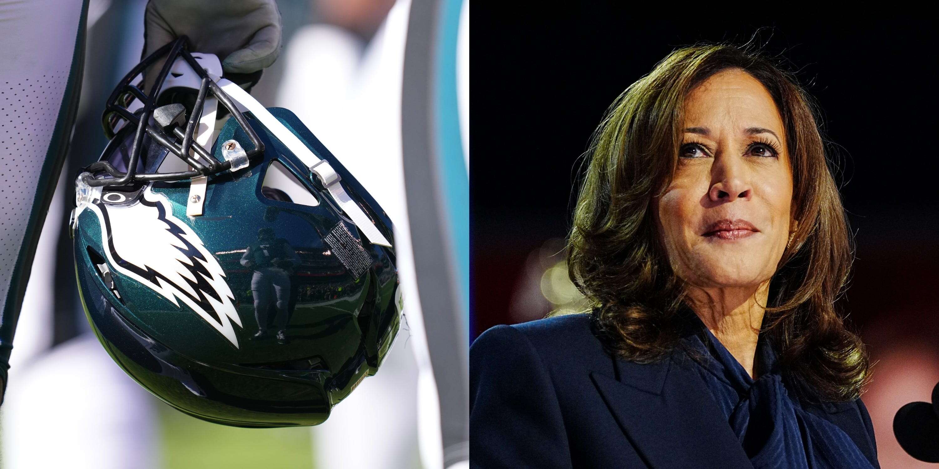 The Philadelphia Eagles want to make it very clear they have not endorsed Kamala Harris     