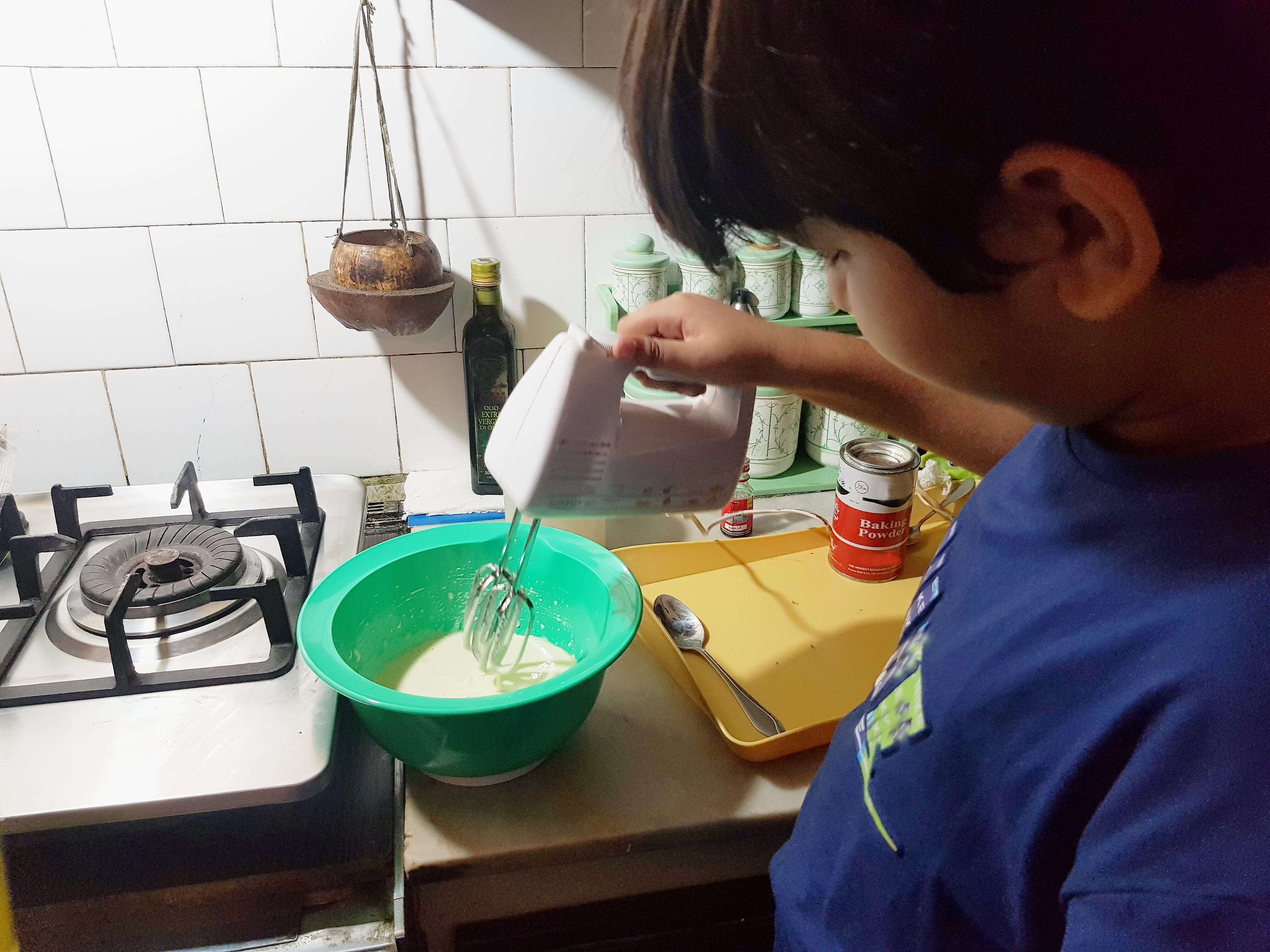 My 14-year-old son taught himself to be independent in the kitchen. Watching him learn to bake has been humbling.