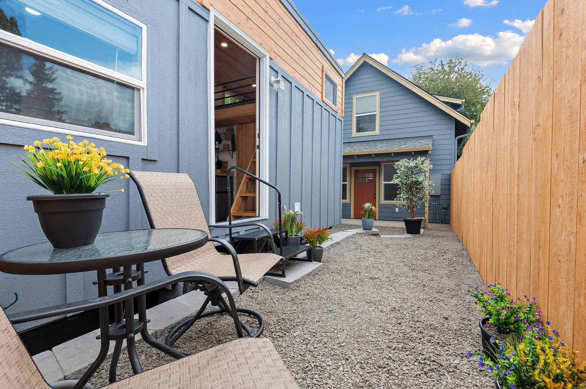 A millennial homeowner built 3 tiny homes in her backyard and earns $4,550 in rent from her 4 tenants