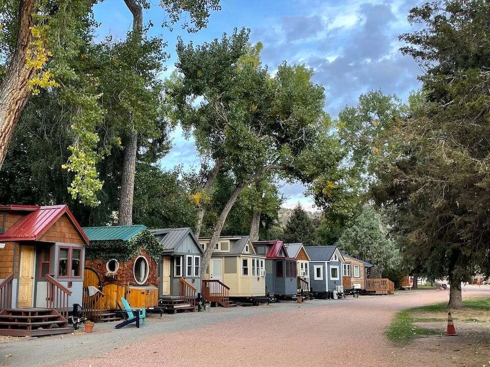 I persuaded my roommates to spend 2 nights with me in a tiny home. By the end, we couldn't wait to have our own rooms back.