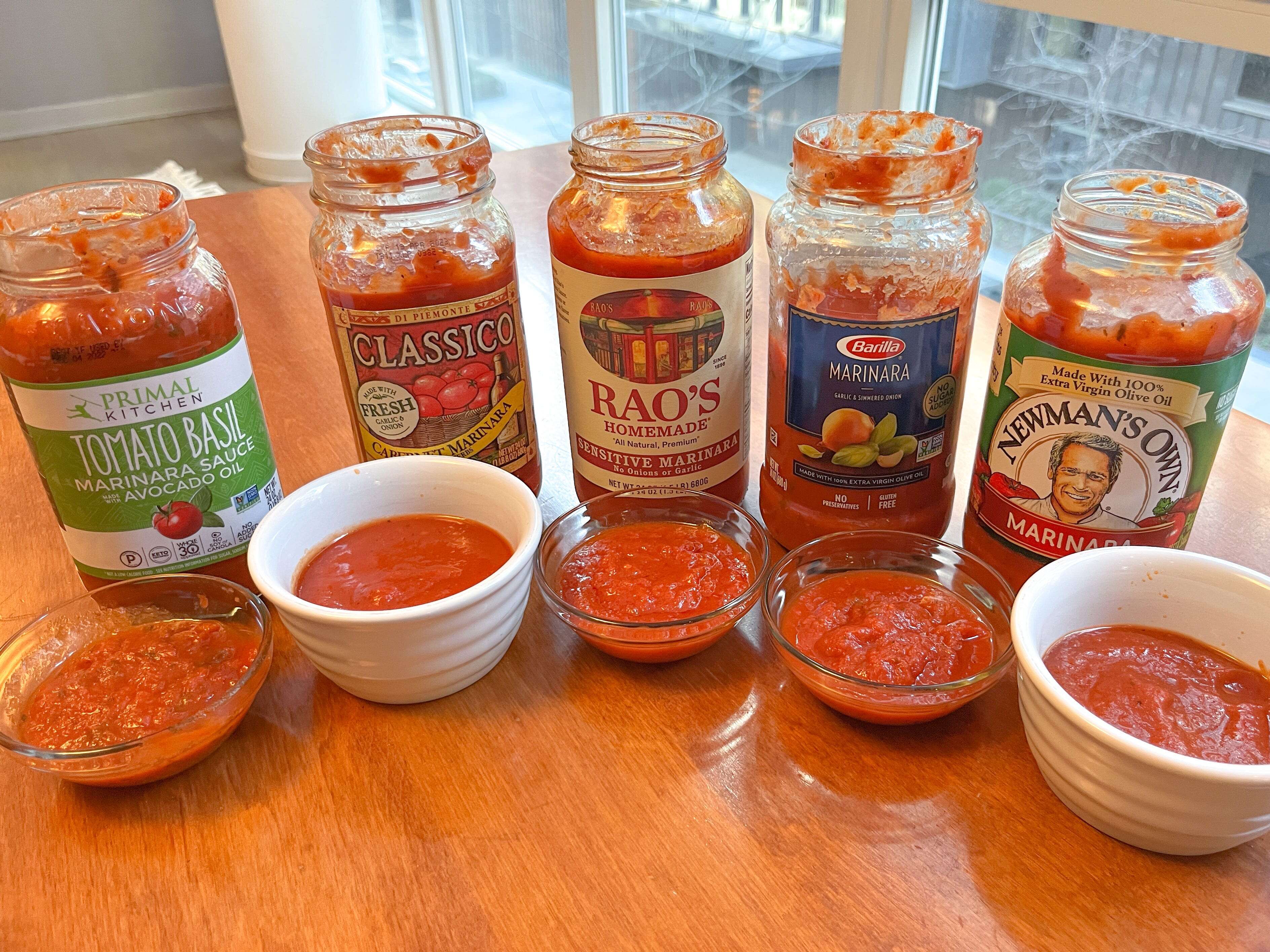 I'm a chef comparing 5 popular store-bought red sauces, and the best tasted homemade