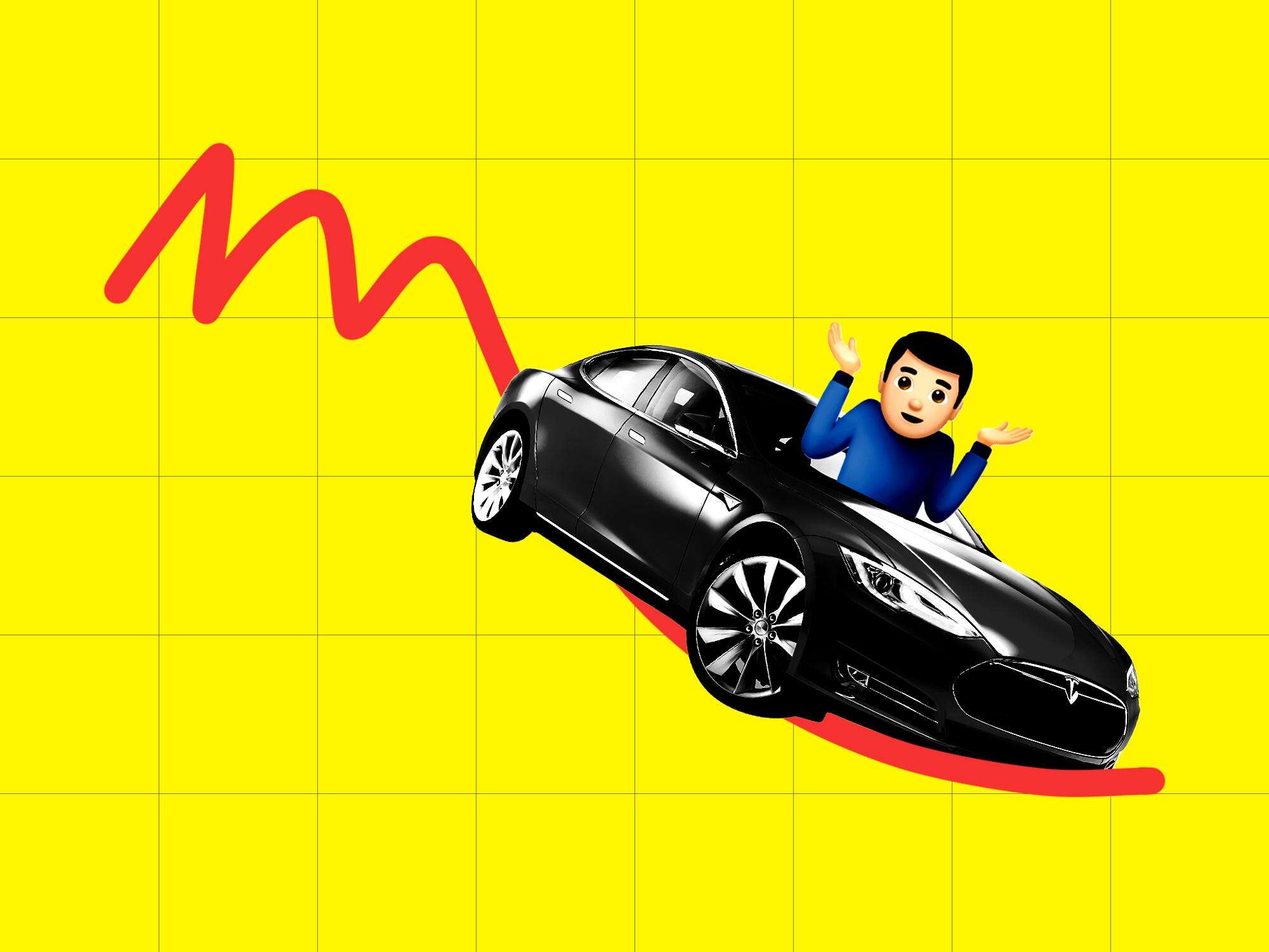 Tesla's stock slump is driving Wall Street crazy — but not Elon Musk's employees