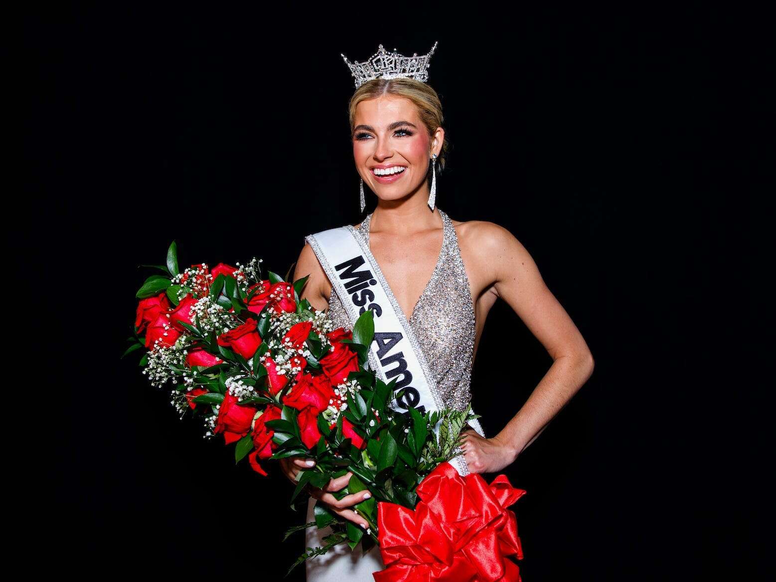 The new Miss America said allowing winners to go public with their significant others is a good way to 'boost recruitment' for the competition