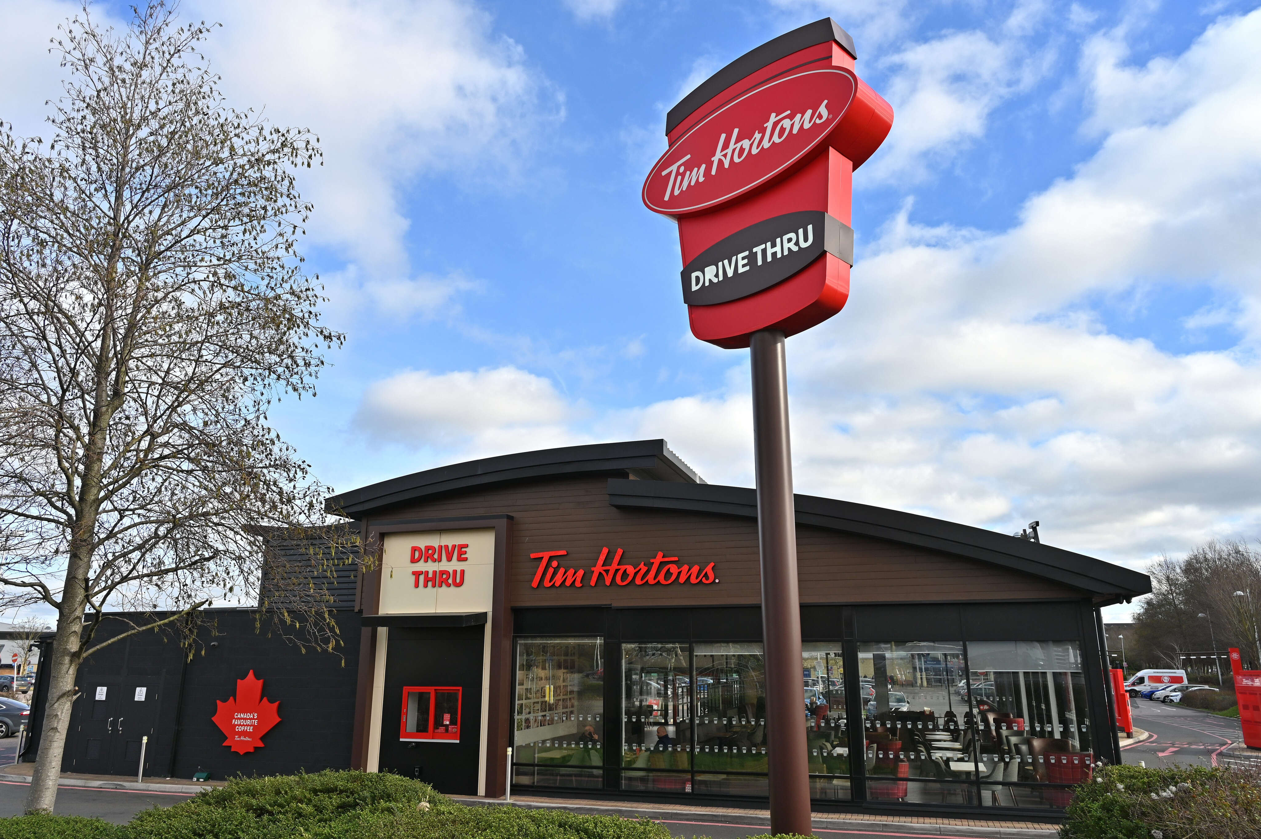 Tim Hortons says the weather was so warm at the start of winter, it still managed to make money off cold drinks