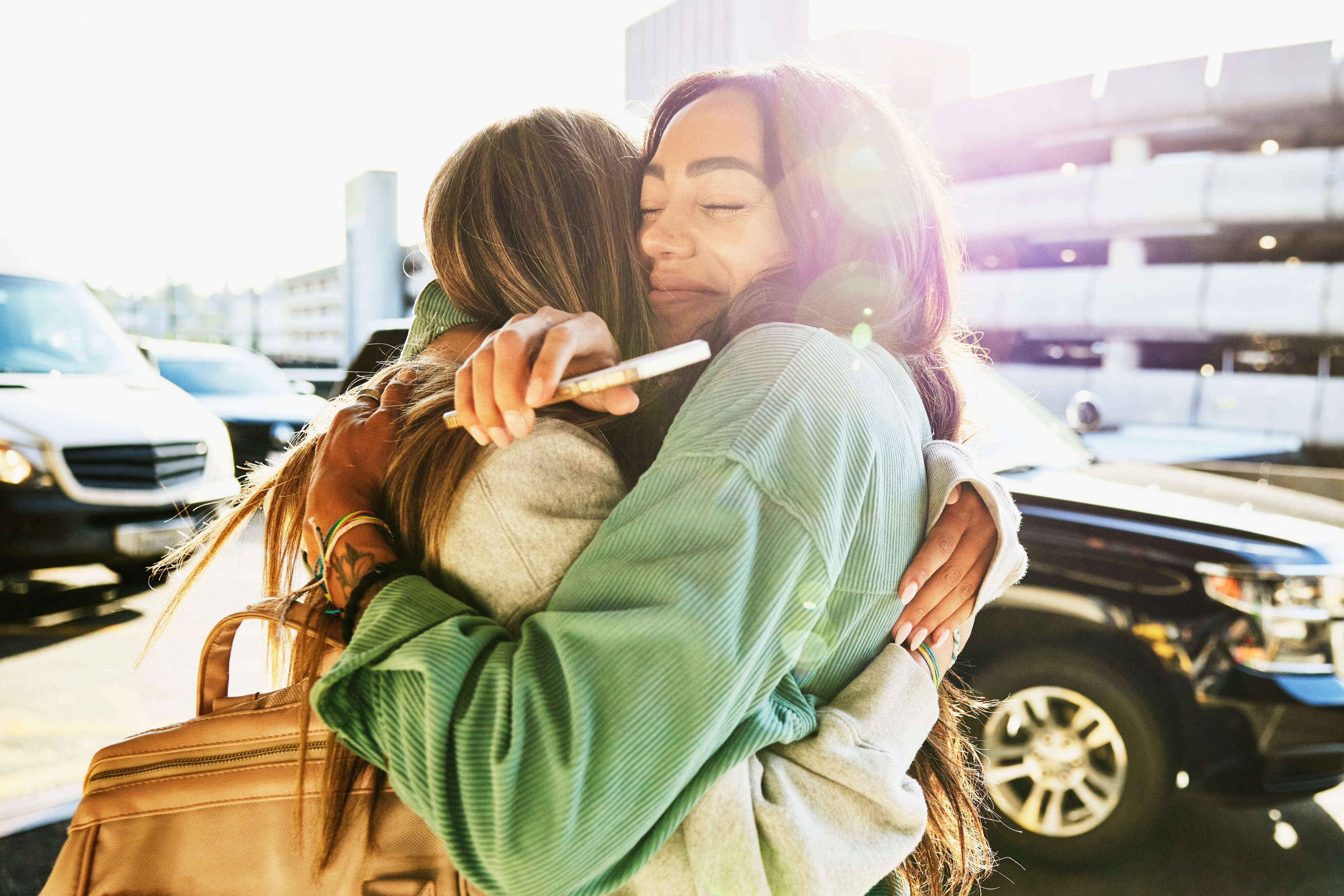 An airport sick of cars clogging its drop-off zone imposed a 3-minute cap on hugs