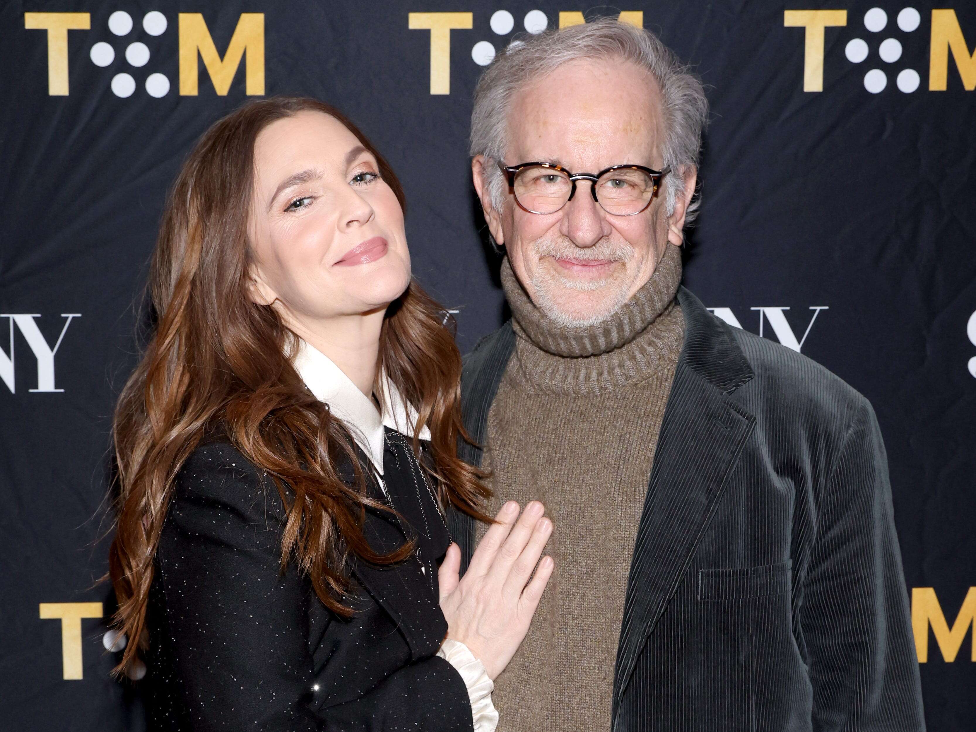 Steven Spielberg said Drew Barrymore made him want to be a parent. She calls the 'E.T.' director a 'father figure.'