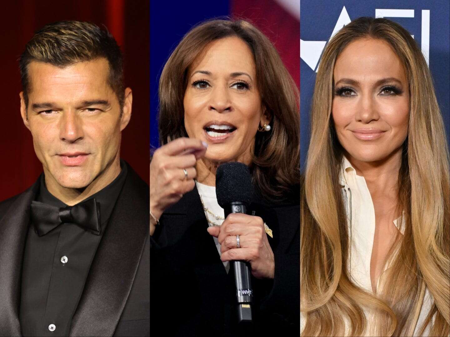 Puerto Rican stars like Jennifer Lopez and Ricky Martin spoke up for Harris after Trump's rally made the island a punching bag