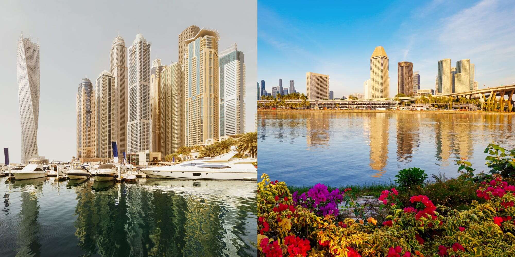 I've lived in Dubai and started 2 companies in Singapore. Here's how the cities compare on luxury lifestyle, business, and vibe.