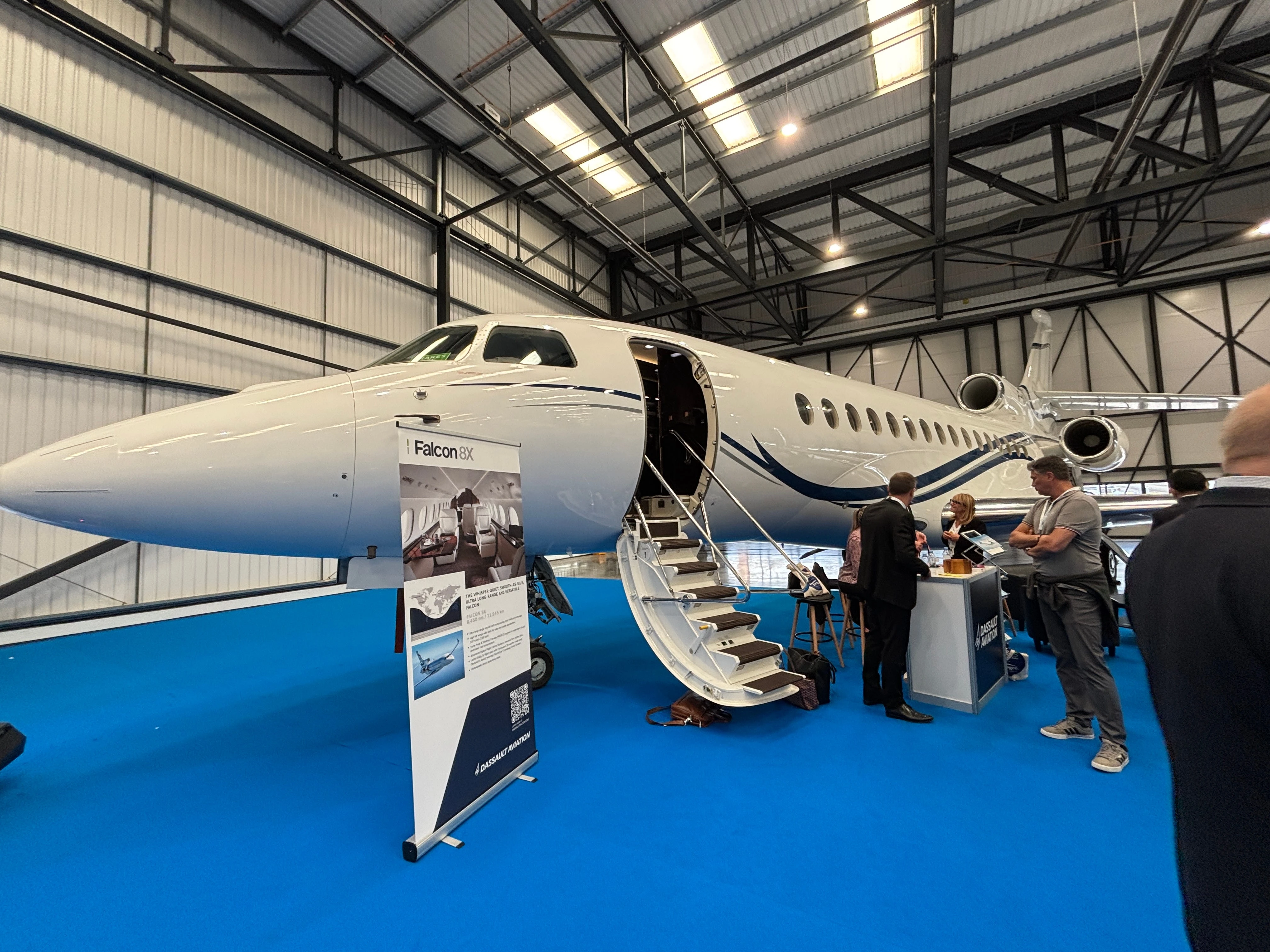 See on board the $60 million Dassault Falcon 8X private jet. It costs $14,000 an hour to hire, and has owners like F1 star Max Verstappen.