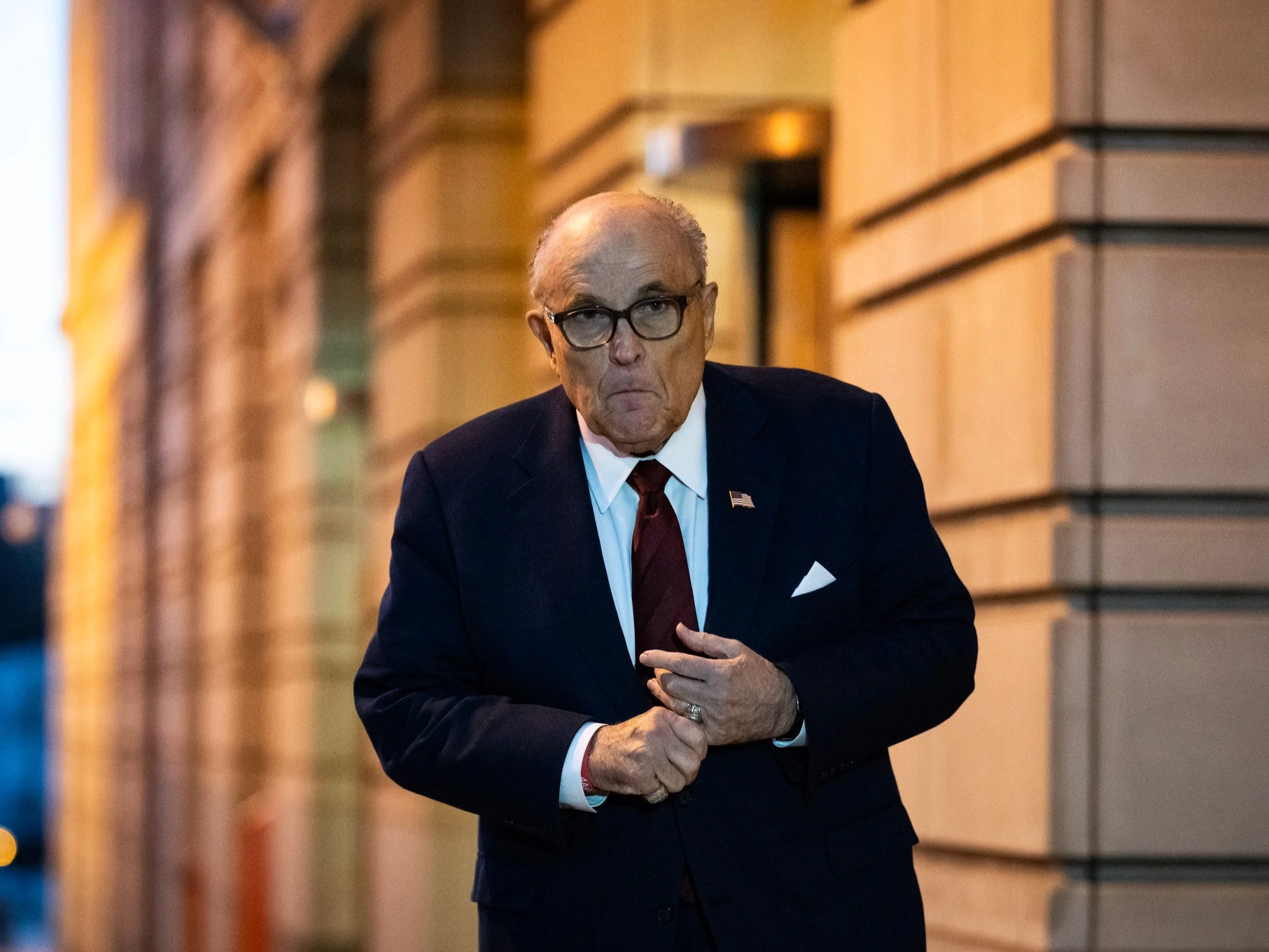 Judge slams Rudy Giuliani for continuing to lie about election workers while he's on trial for lying about them