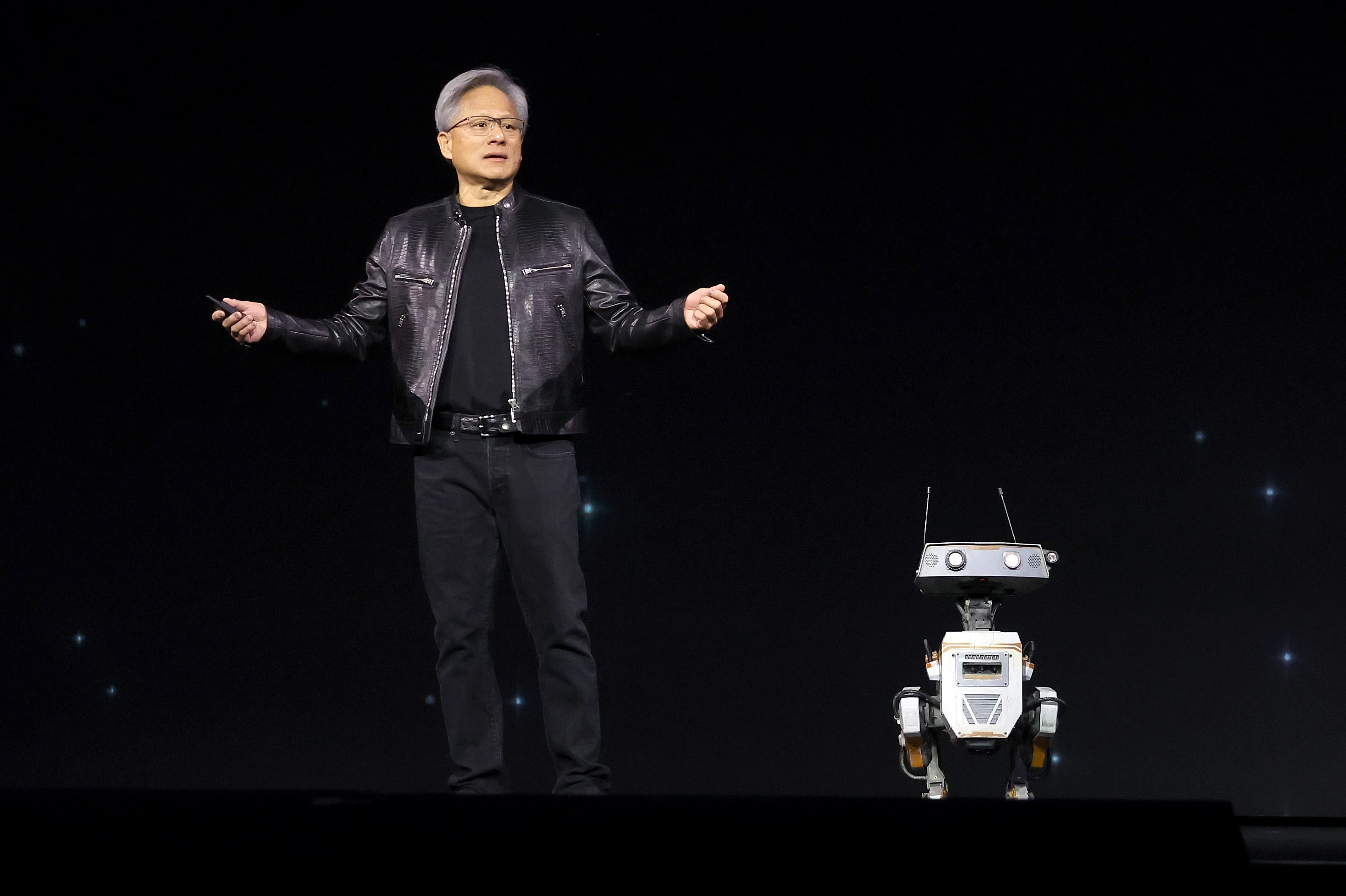 Nvidia CEO Jensen Huang says robots are the next wave of AI — and 2 kinds will dominate