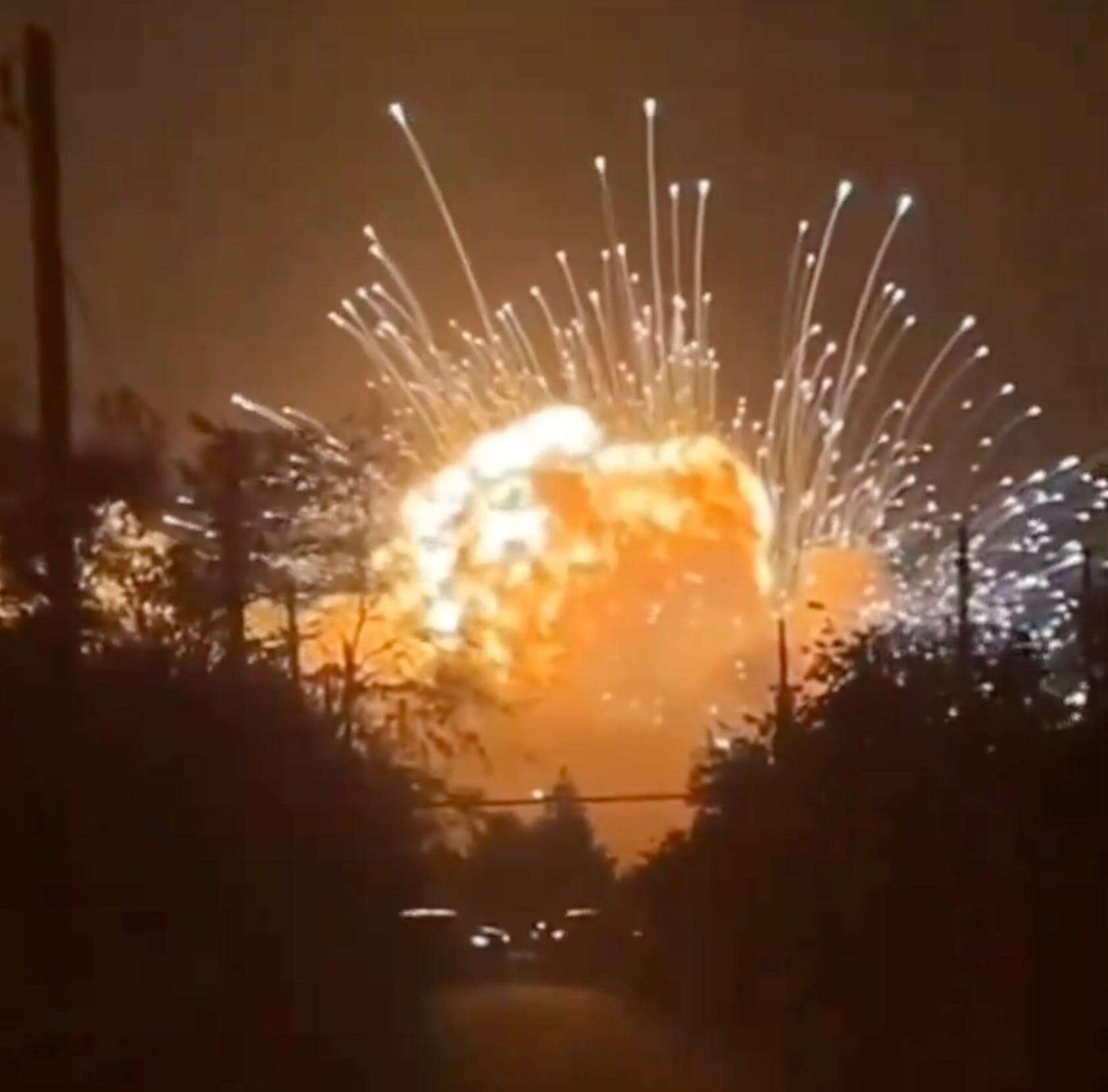 Video shows enormous explosion at Russian ammunition depot that Ukraine says housed munitions from North Korea