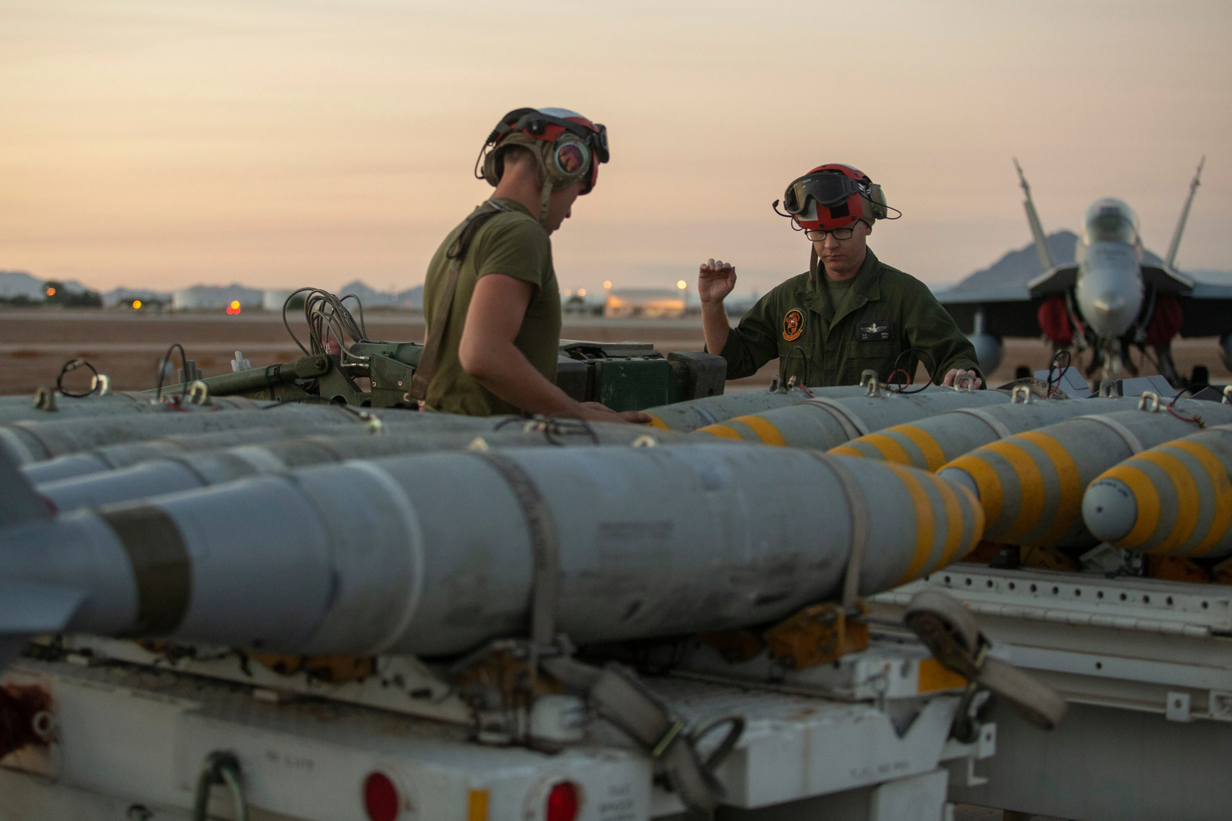 Marines are speeding up aircraft turnarounds for a scattered future fight and moving more munitions faster to keep up