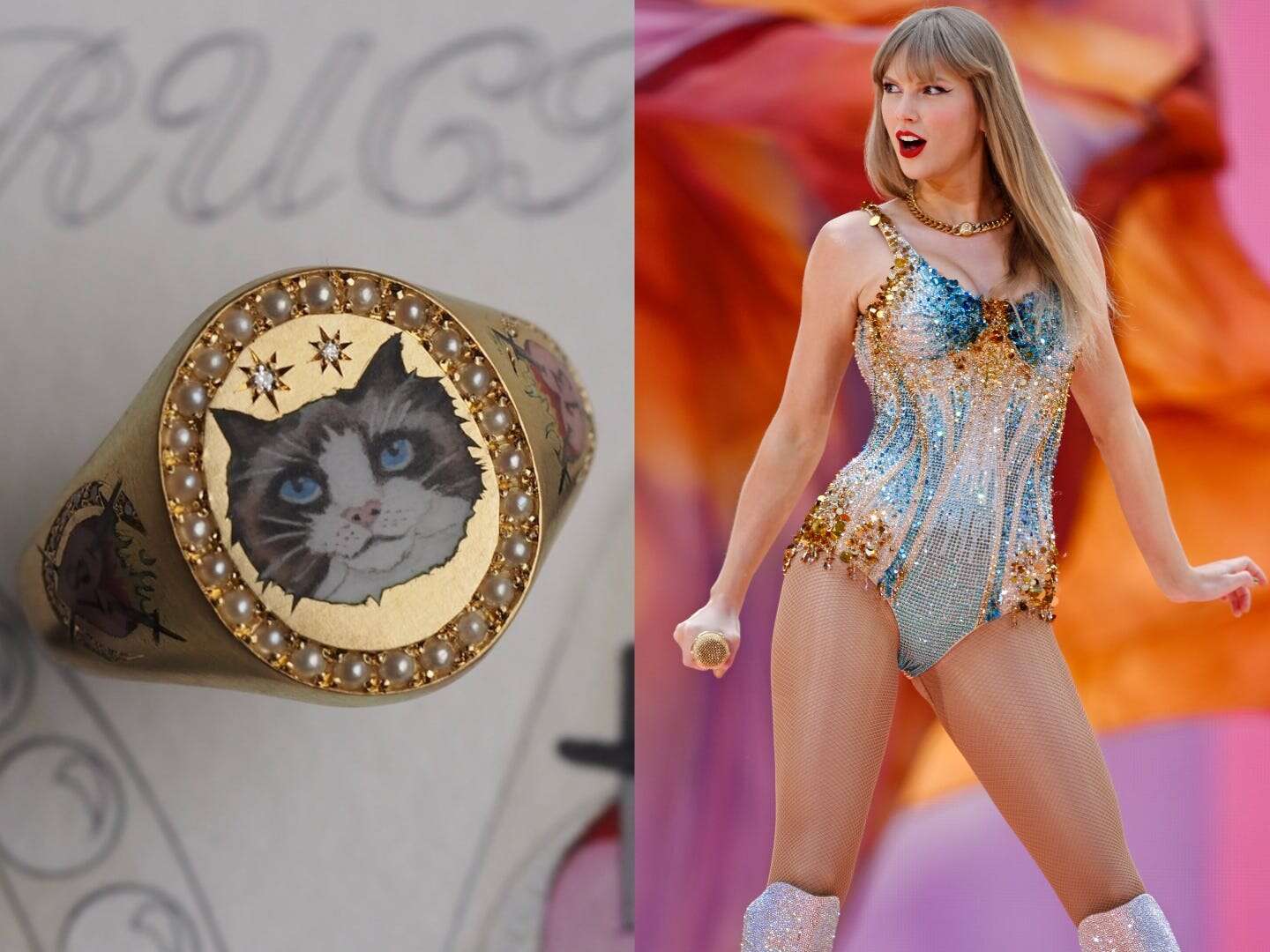 Gigi Hadid gifted Taylor Swift a cat ring filled with hidden details. Now, everyone wants custom pet-themed jewelry.