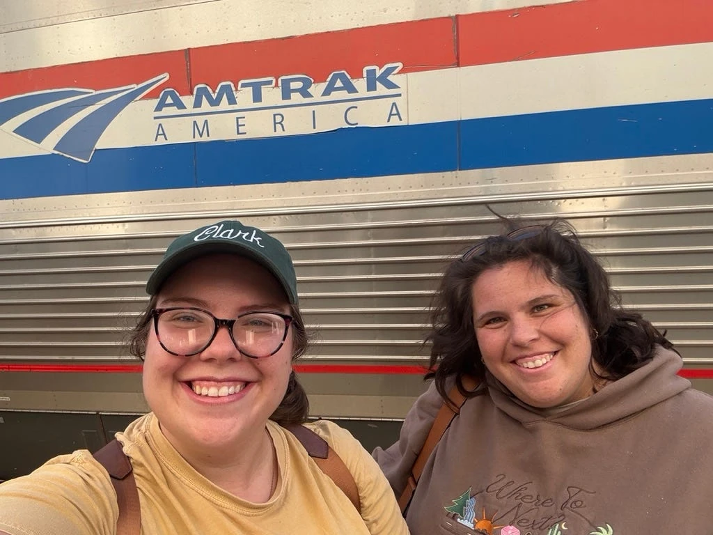 We took a 53-hour Amtrak train from Chicago to California. It was a great way to see the country, but I'd never do it again.