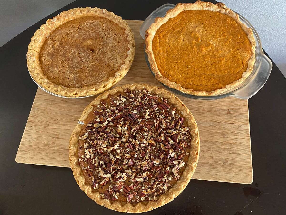 I tried sweet-potato pie recipes from Trisha Yearwood, Alton Brown, and Carla Hall. The best had an easy homemade crust.