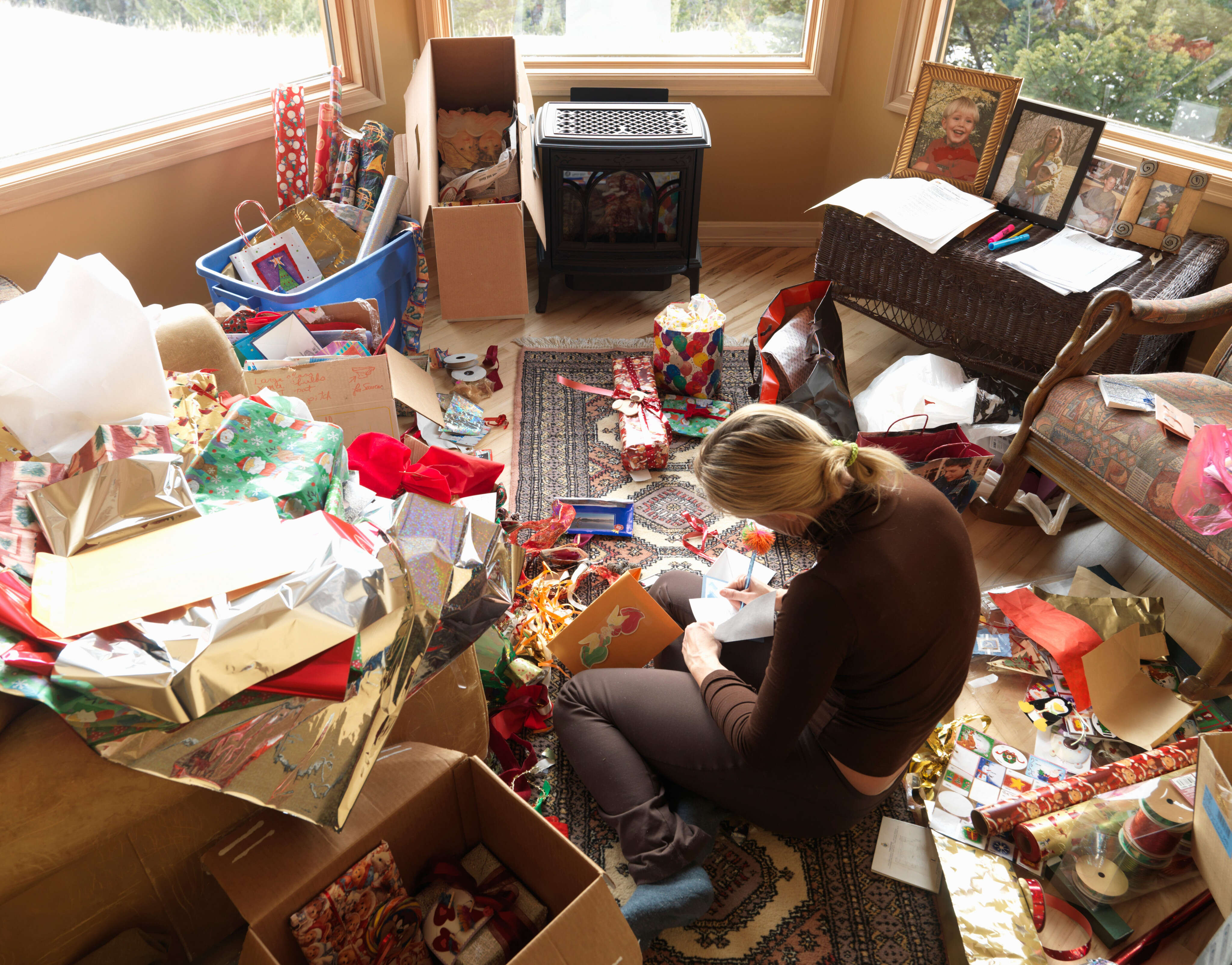 Holiday clutter brings extra stress. Avoid it this year by reimagining gifts, making your own decorations, and skipping matching outfits.