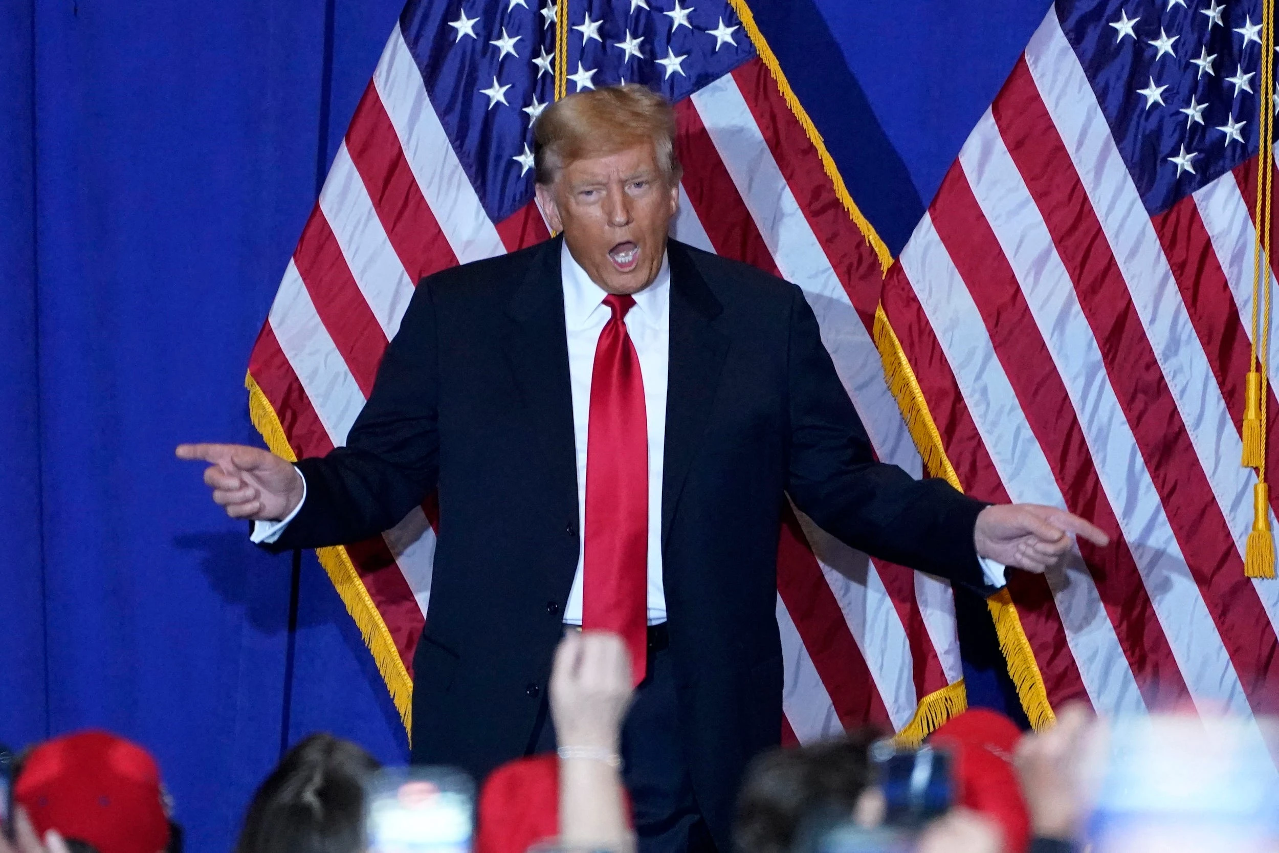 Trump posts all-caps rant telling people they 'JUST HAVE TO LIVE WITH' presidents who 'CROSS THE LINE'      