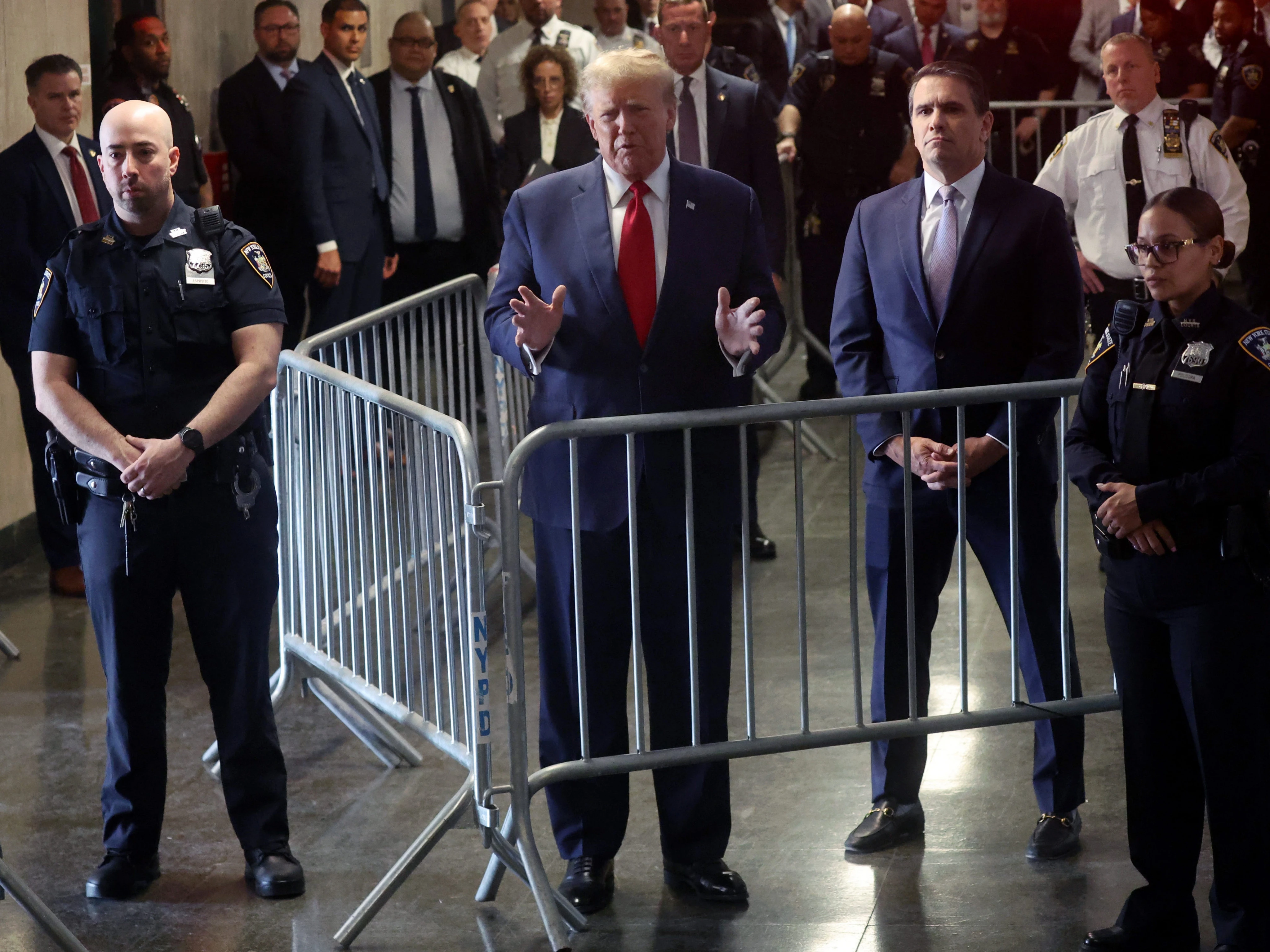 Manhattan DA wants to gag Trump in his hush money trial over concern he'll 'incite' followers against witnesses and jurors
