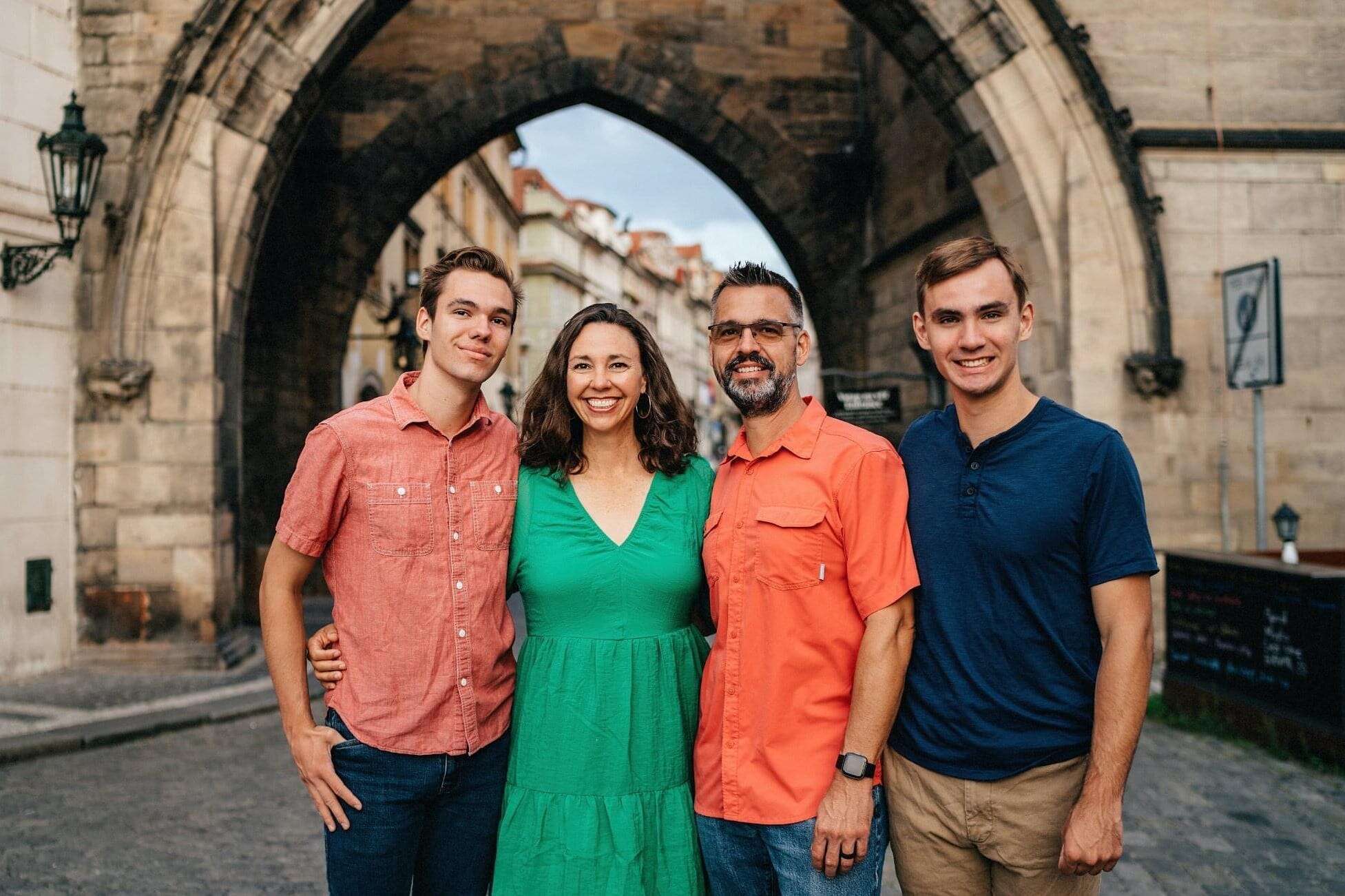 Our 2 sons moved to Europe for college. We quit our jobs and followed.