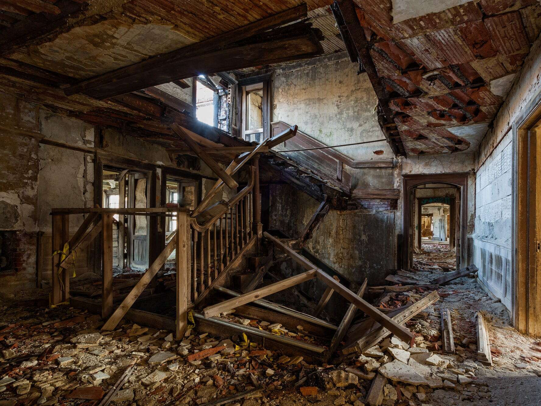 Look inside the McNeal Mansion, an abandoned 10,000-square-foot home from the 1800s that nature is reclaiming