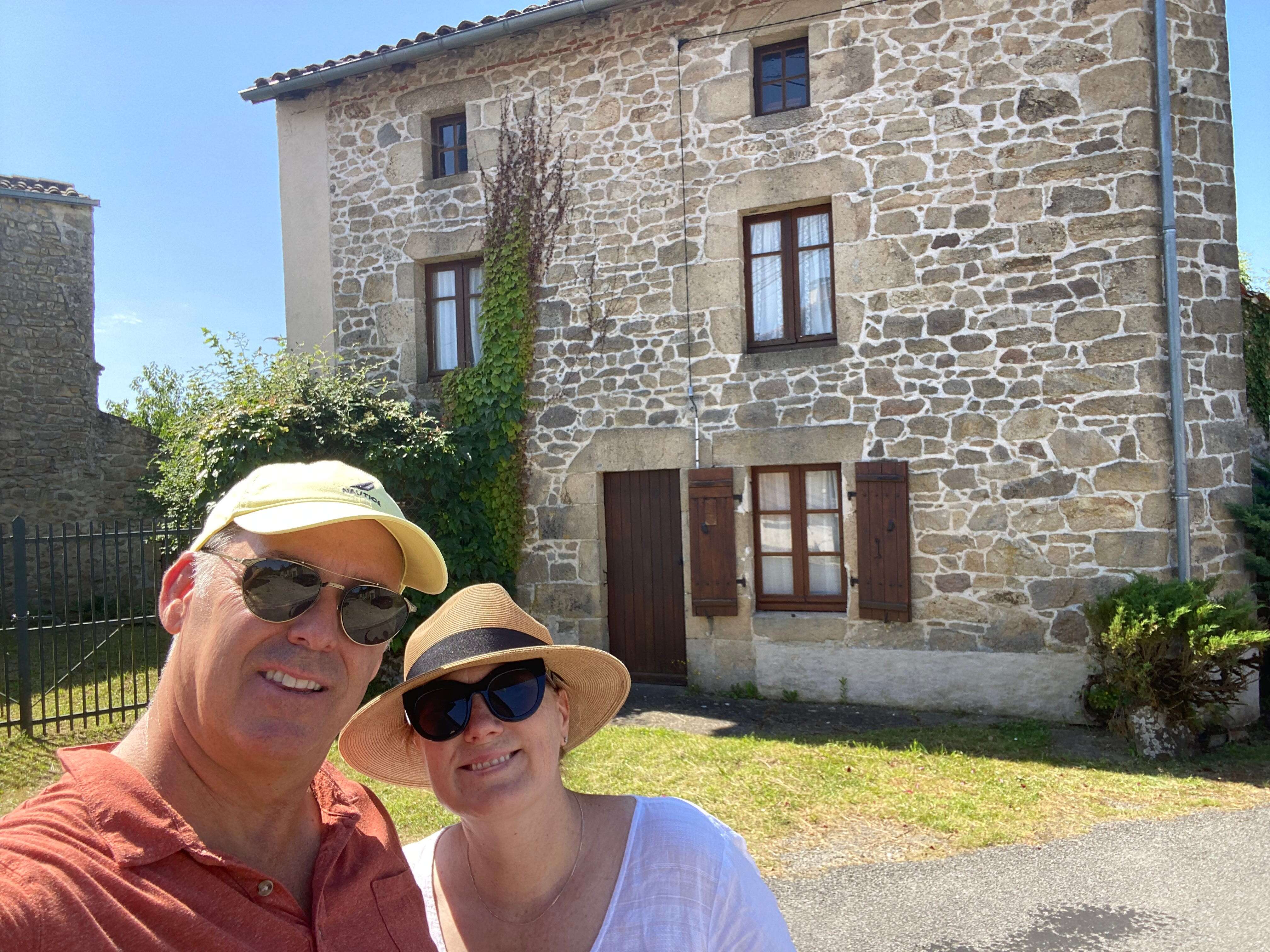 They celebrated their 25th anniversary with a trip to Paris and ended up buying a stone house in the countryside for $100,000. Now, they're dreaming of retiring there.