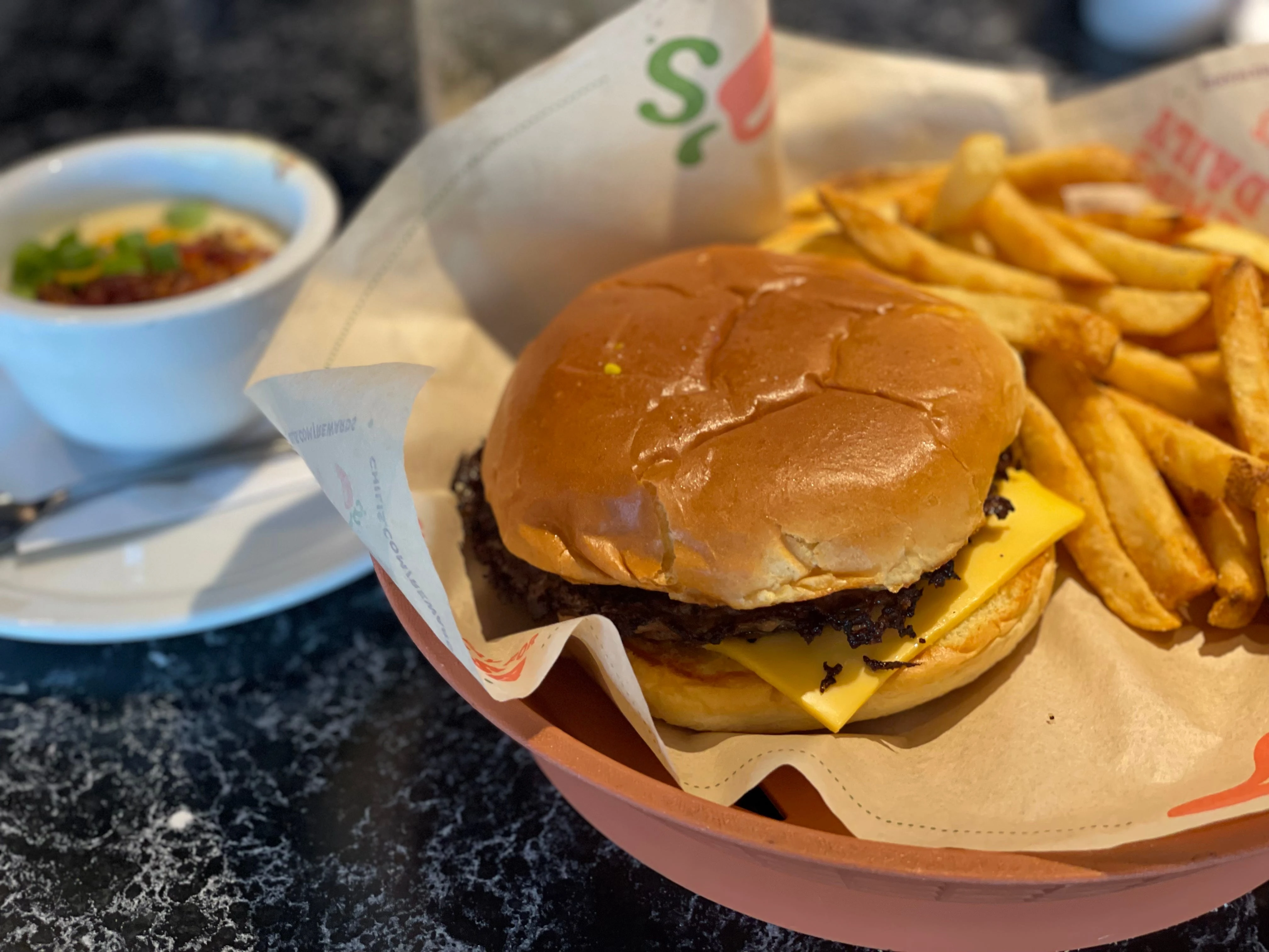 I ordered the cheapest burger meal at Applebee's, Chili's, and TGI Friday's — one chain had the best value by far