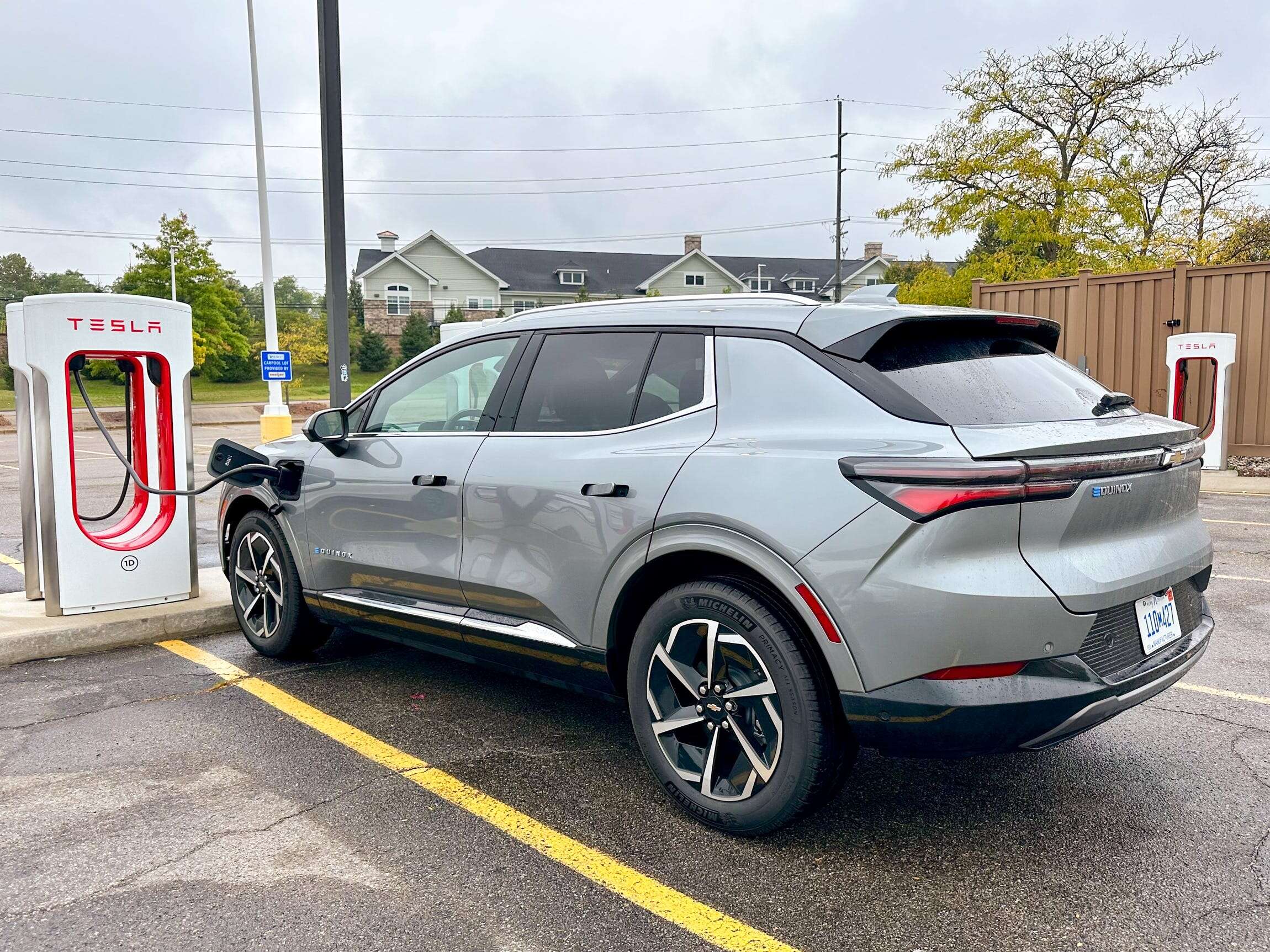 I charged a Chevy at Tesla Superchargers for a week. It was a breeze but came with one big drawback. 