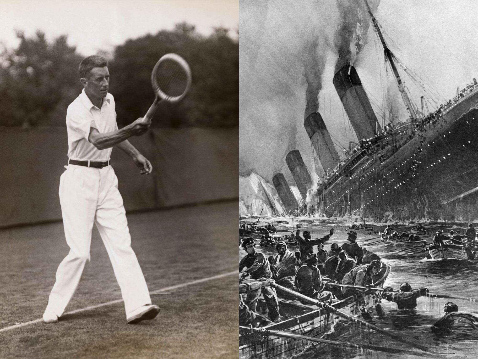 The incredible story of Richard Norris Williams, the American tennis player who survived the Titanic sinking and then won gold at the Olympics