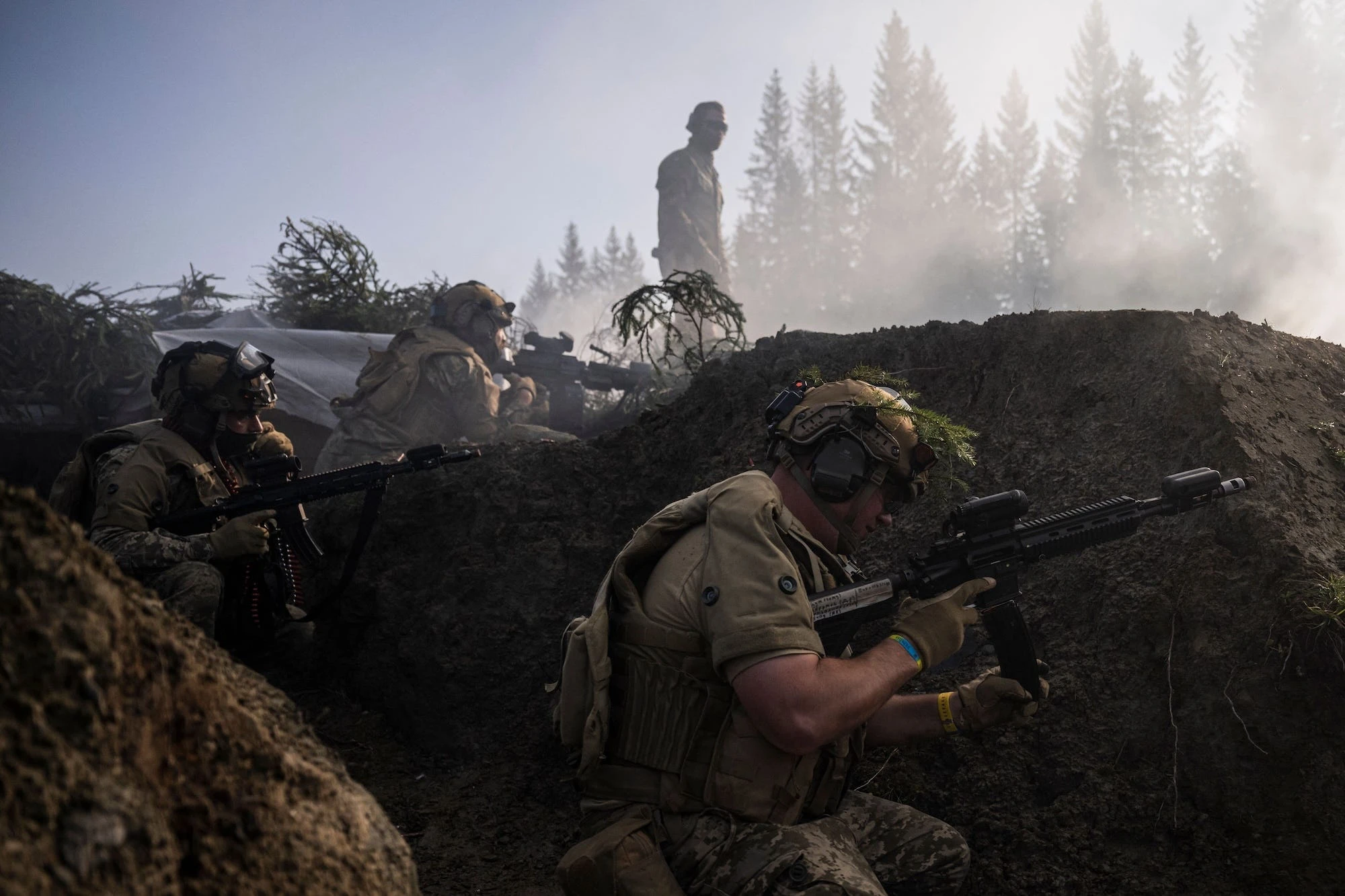 The UK is training Ukrainian soldiers to make 'every shot count'. They don't have ammo to waste.