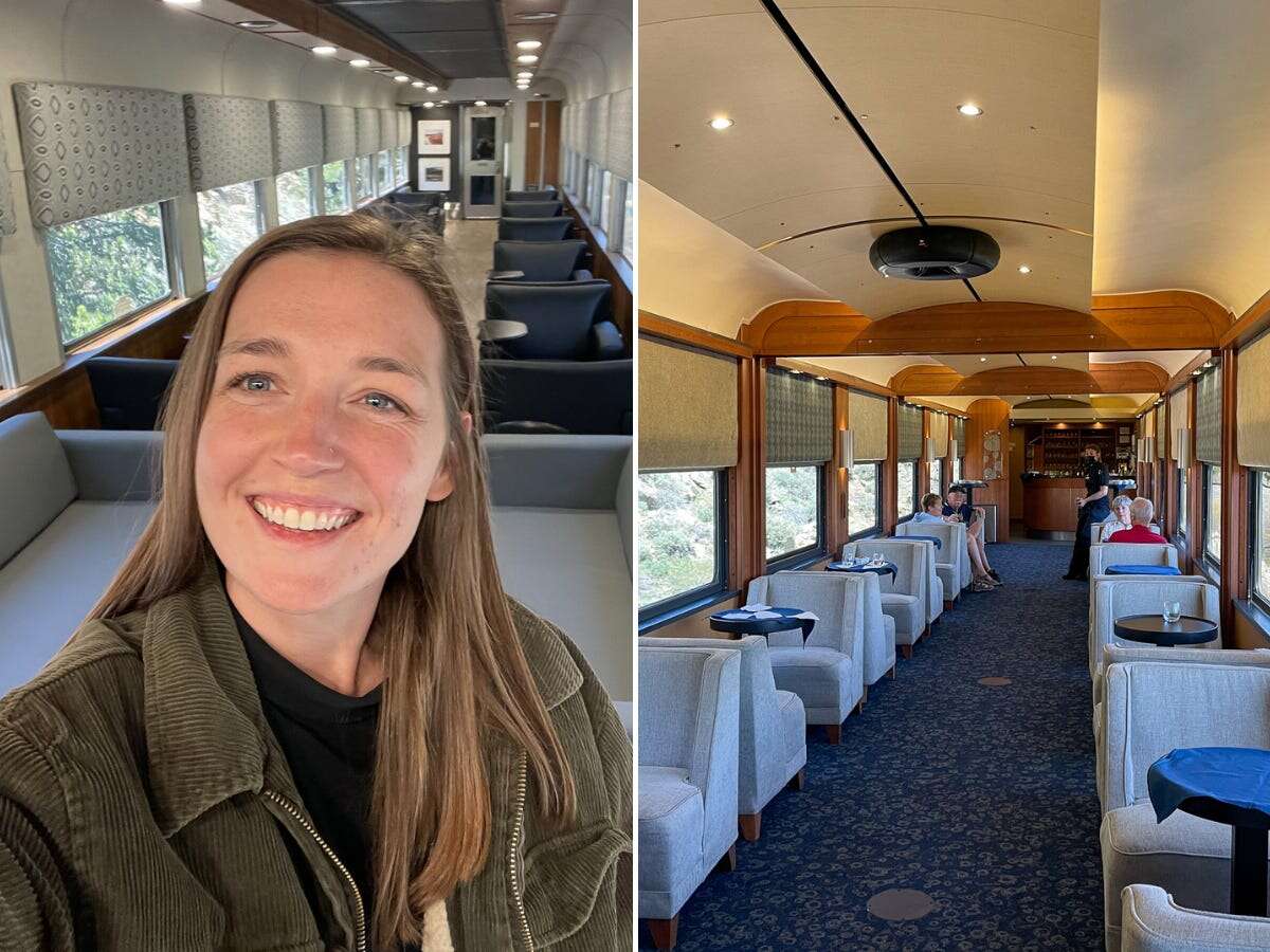 I toured first-class cars on the Rocky Mountaineer train, where tickets cost $2,269 and come with a luxe bar that's off-limits to other passengers