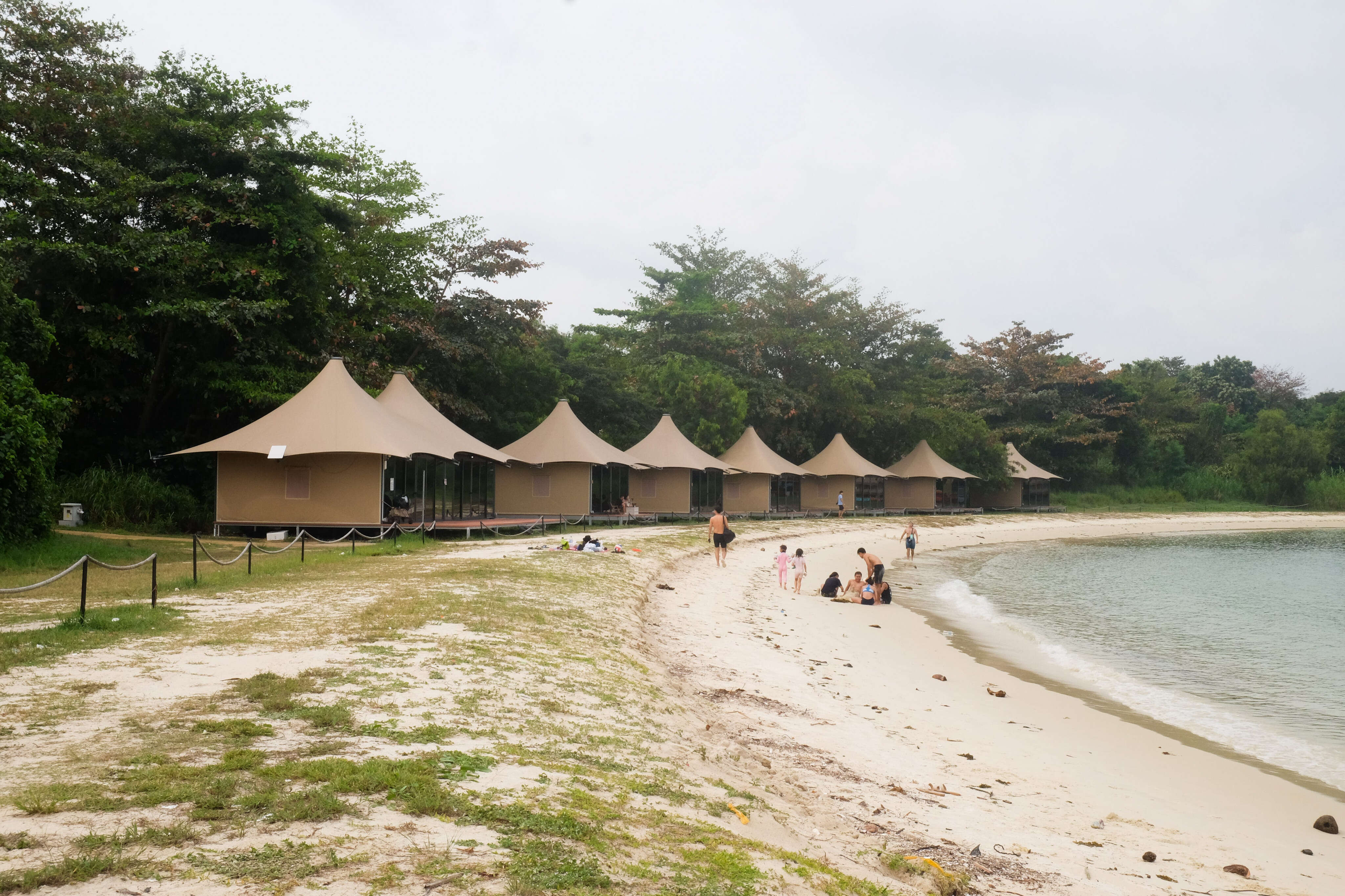 I stayed in a $290-a-night glamping tent off the coast of Singapore to put the 'slow living' lifestyle to the test